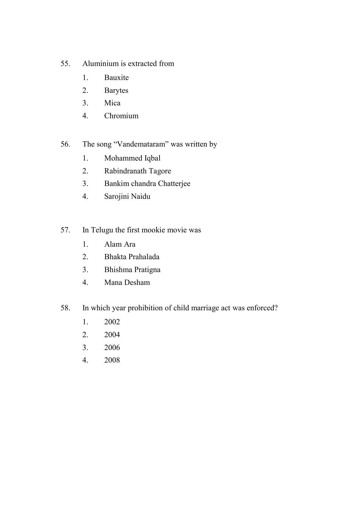 AP DEECET SOCIAL STUDIES (English Medium) 2022 Question Paper - Page 15