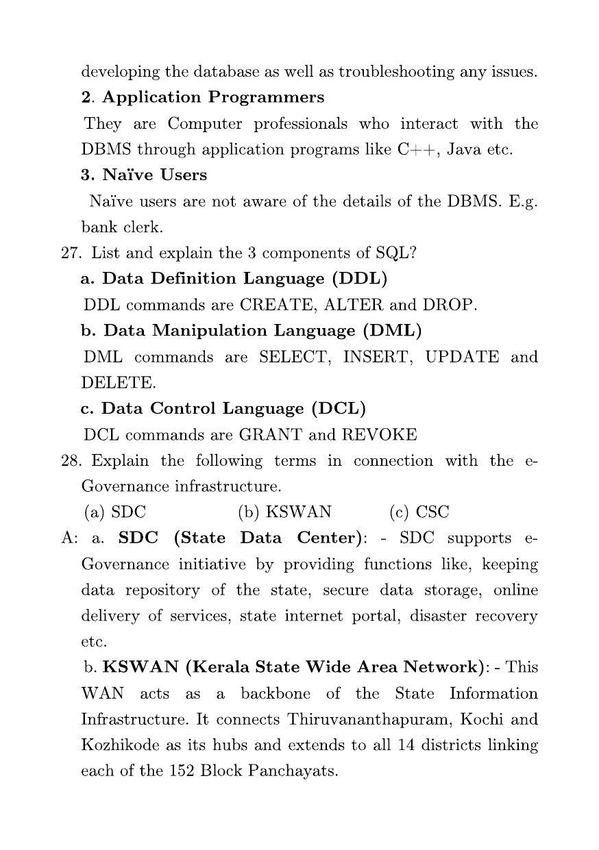 Kerala Plus Two 2023 Computer Science Model Question Paper - Page 7