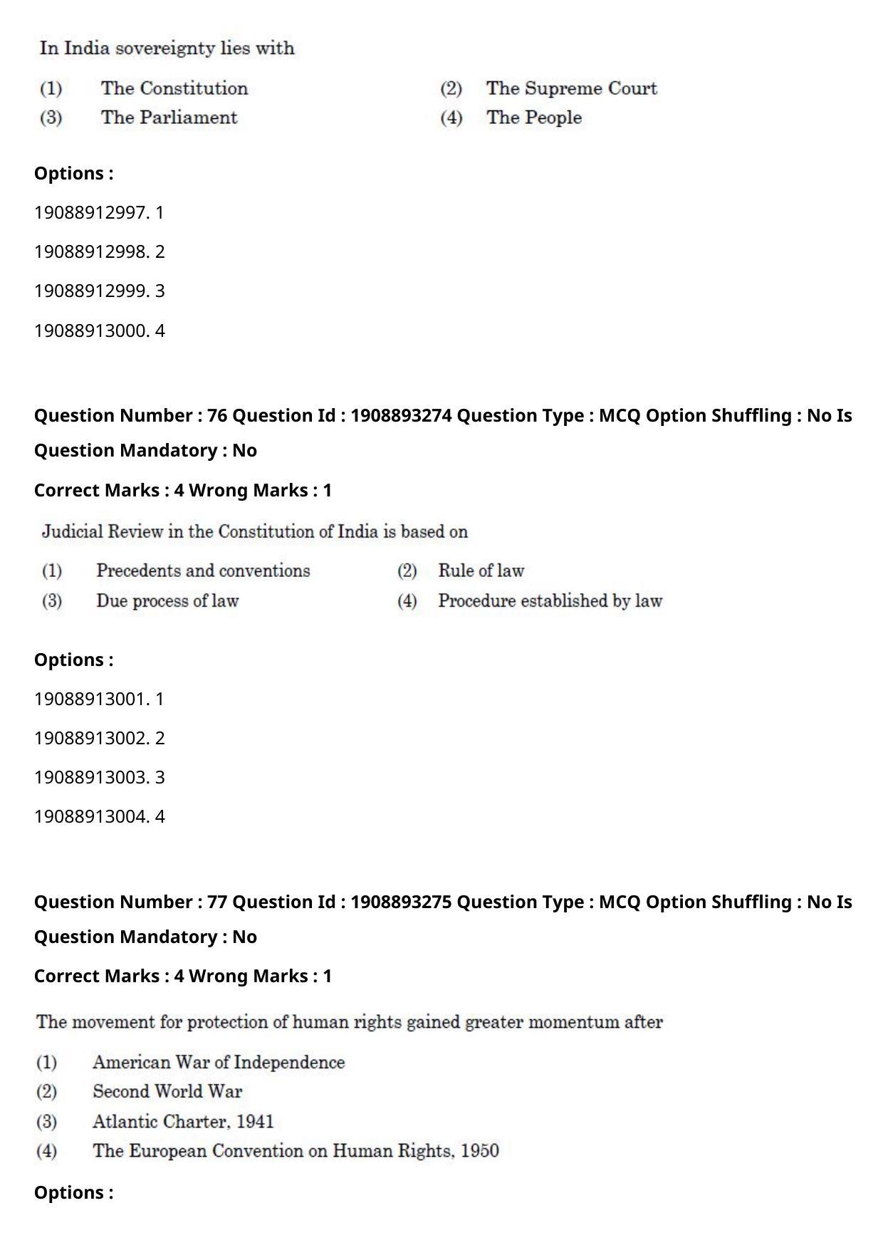 CUET PG 2021 PGQP20 Question Paper - Page 38