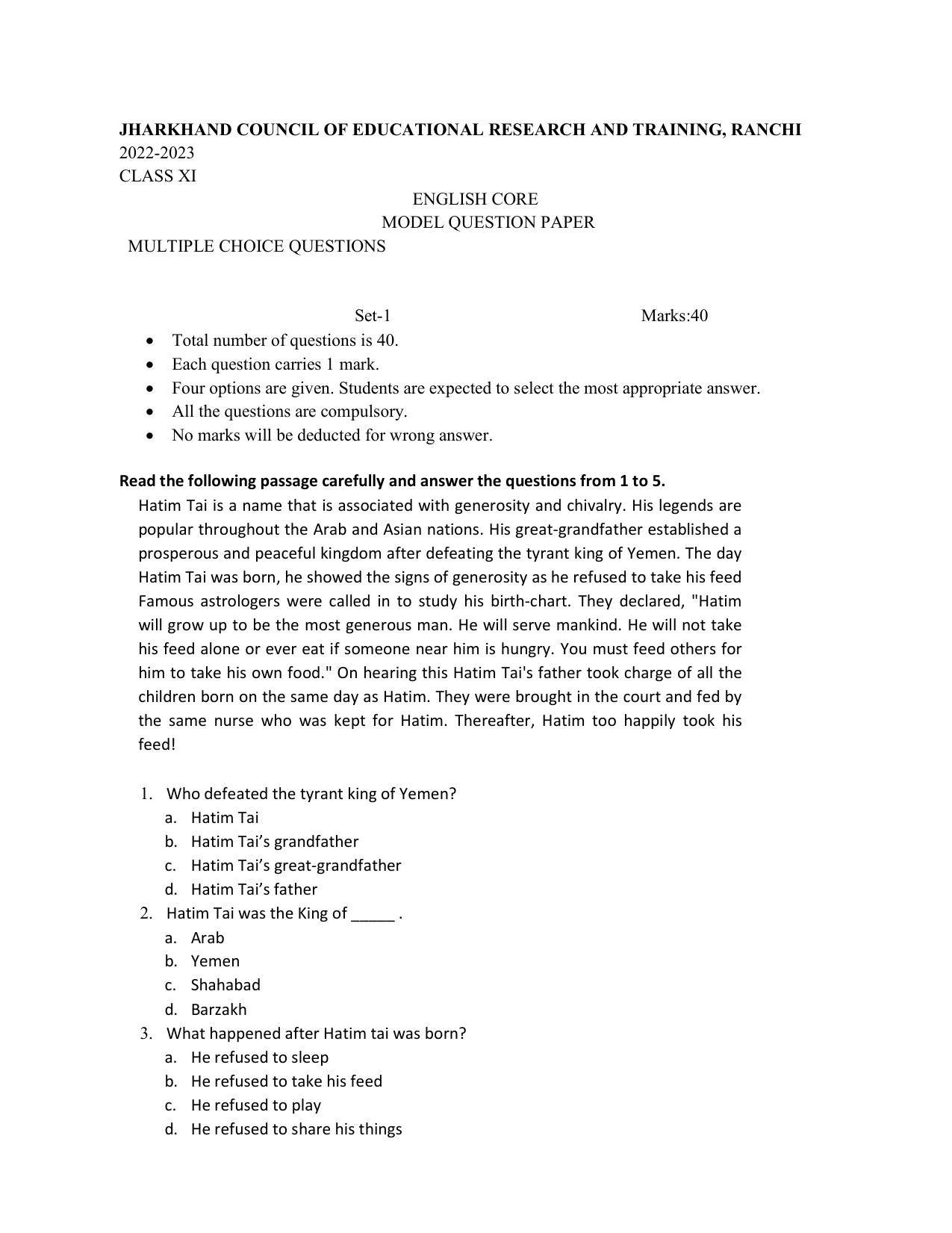 JAC Board Class 11th 2023 Model Paper (All subjects) - Page 94