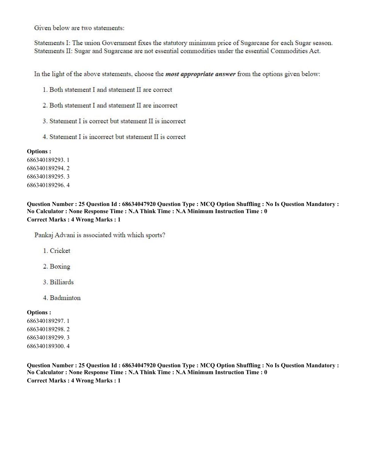 CUET PG 2023: HUQP21 – Social Work (Eng)-Shift 2 (30-06-2023) Question Paper - Page 25