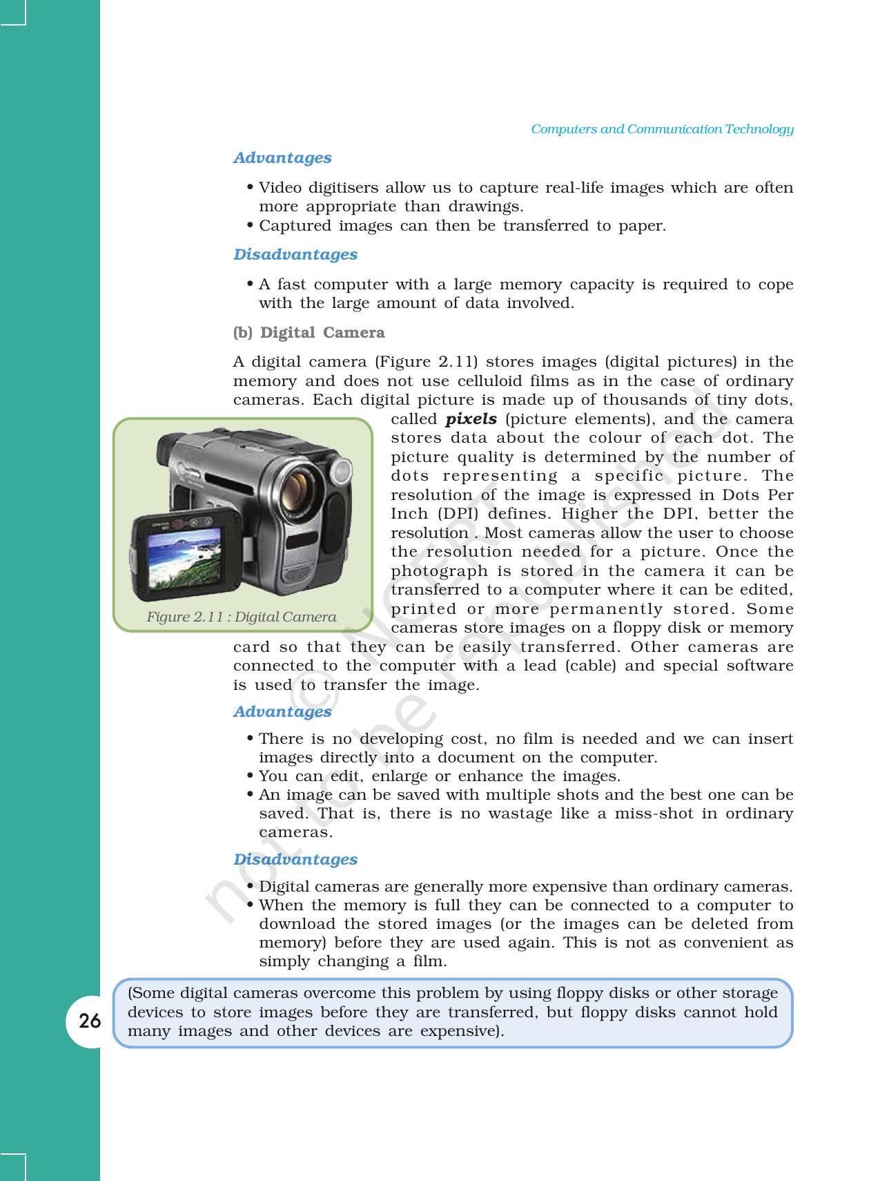 NCERT Book for Class 11 Computers Chapter 2 Components of CCT - Page 12