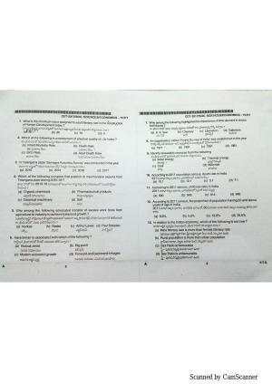 TS CPGET 2018 Economics Question Paper with Answer Key