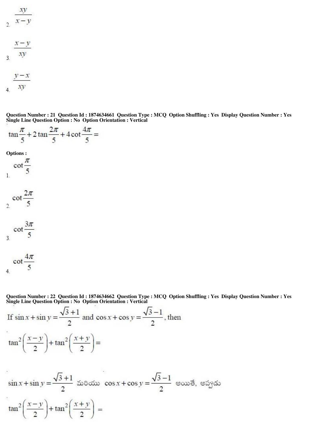 TS EAMCET 2019 Engineering Question Paper with Key (23 April 2019 Forenoon) - Page 13