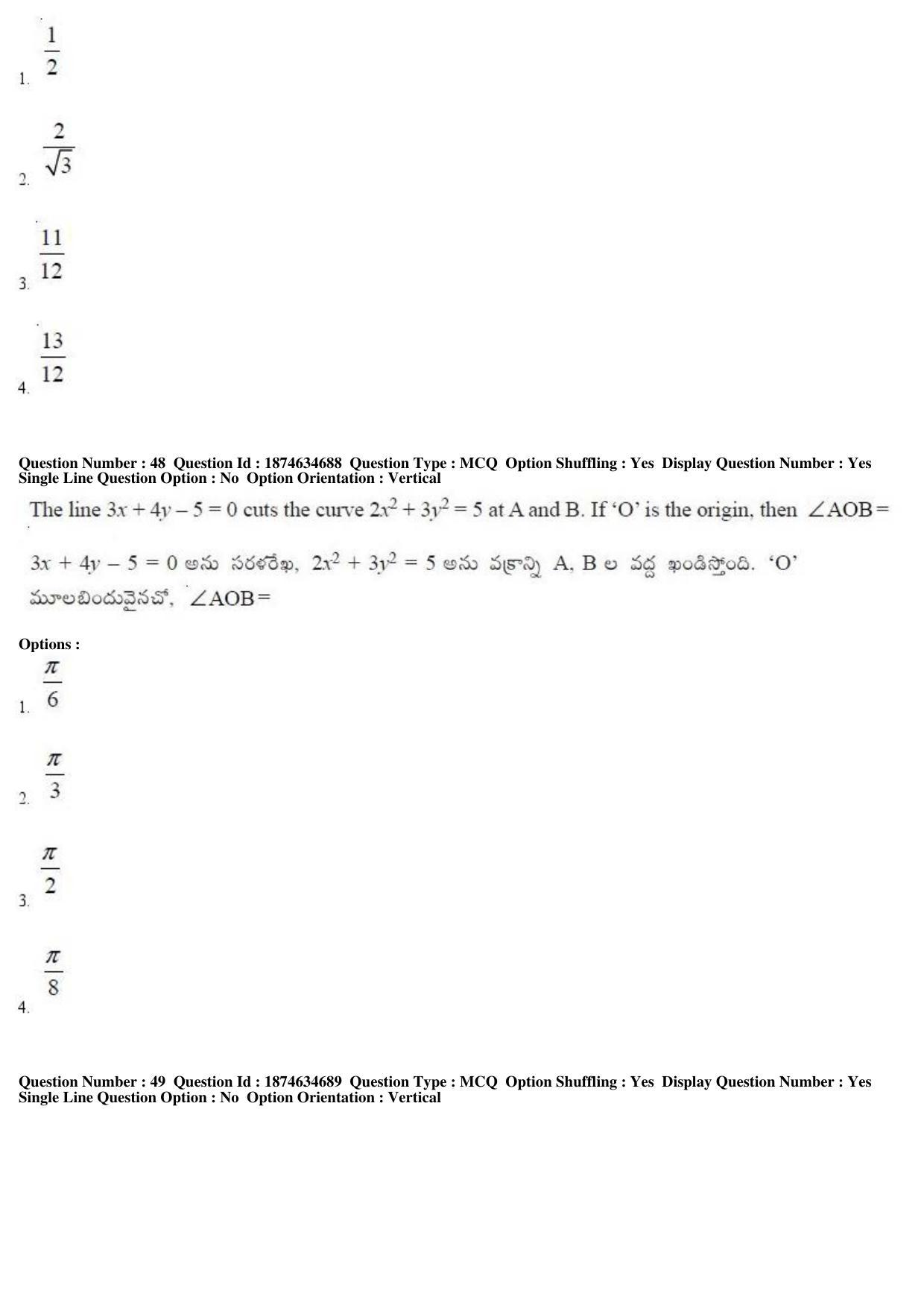TS EAMCET 2019 Engineering Question Paper with Key (23 April 2019 Forenoon) - Page 29
