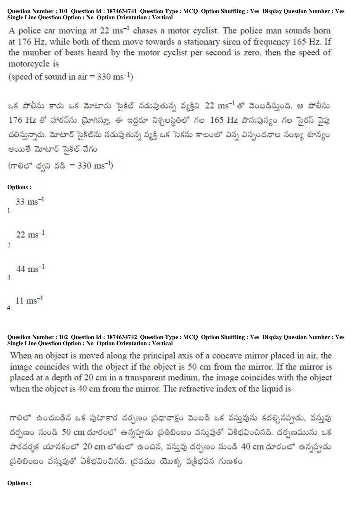 TS EAMCET 2019 Engineering Question Paper with Key (23 April 2019 Forenoon) - Page 62