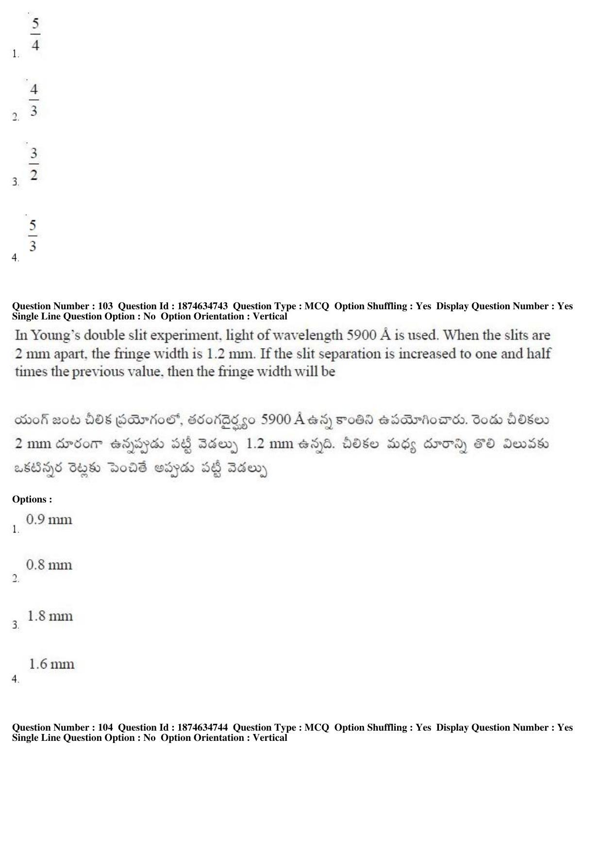 TS EAMCET 2019 Engineering Question Paper with Key (23 April 2019 Forenoon) - Page 63