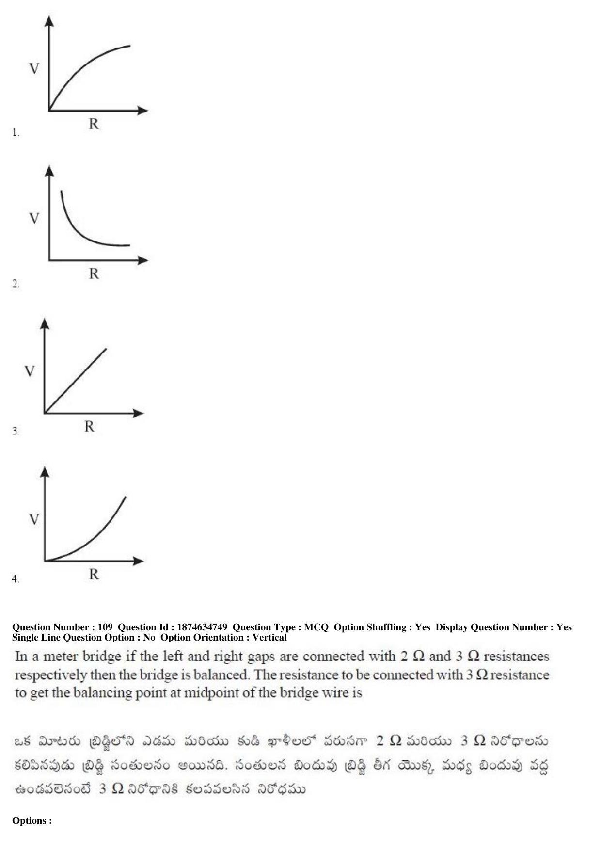 TS EAMCET 2019 Engineering Question Paper with Key (23 April 2019 Forenoon) - Page 67