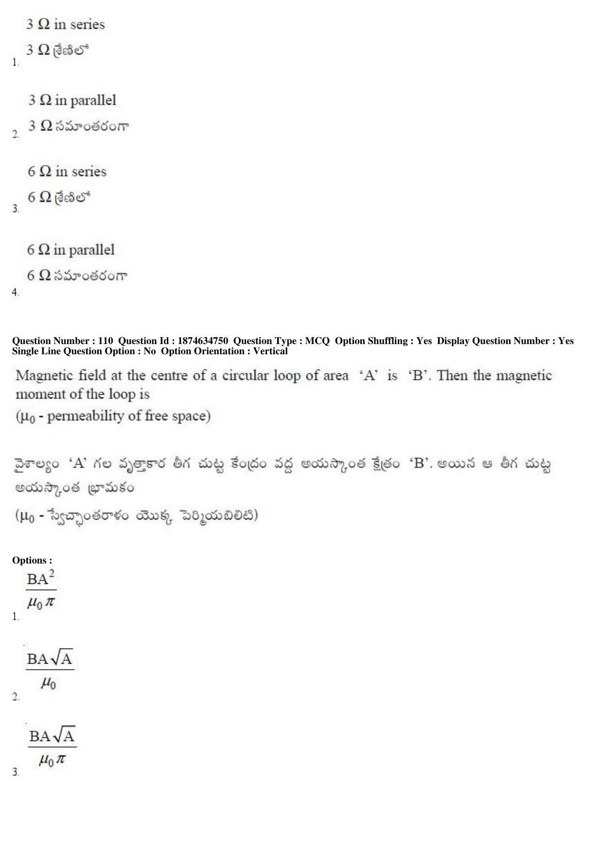 TS EAMCET 2019 Engineering Question Paper with Key (23 April 2019 Forenoon) - Page 68