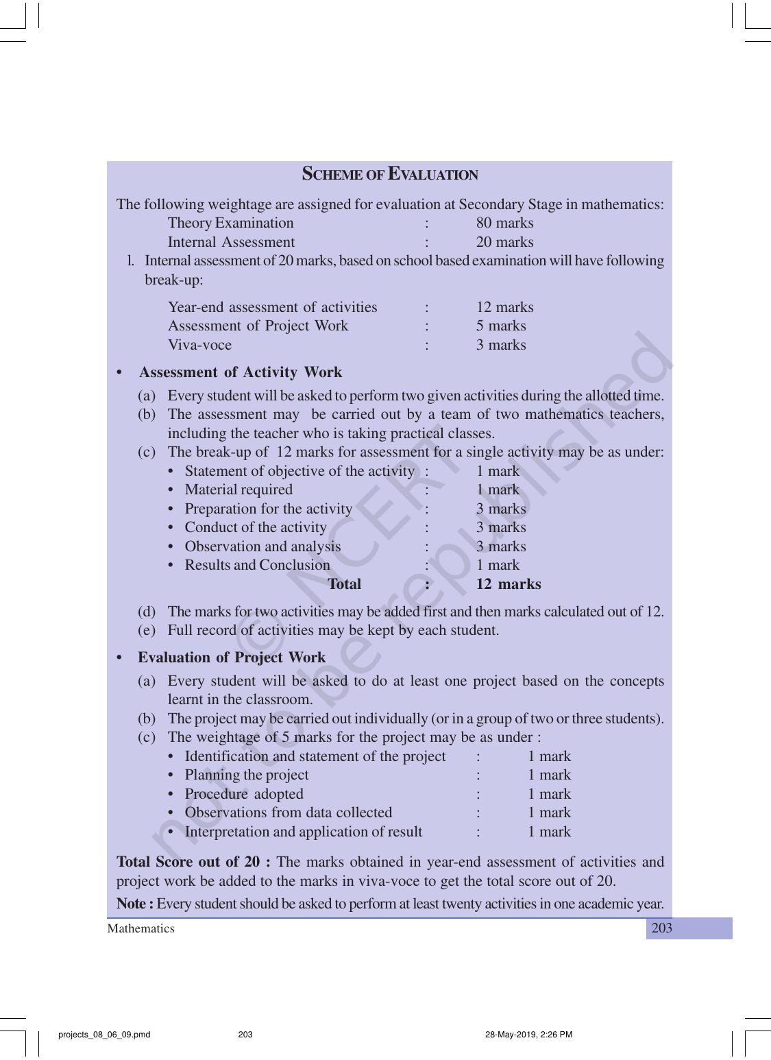 NCERT Laboratory Manuals for Class XII Mathematics - Projects - Page 24