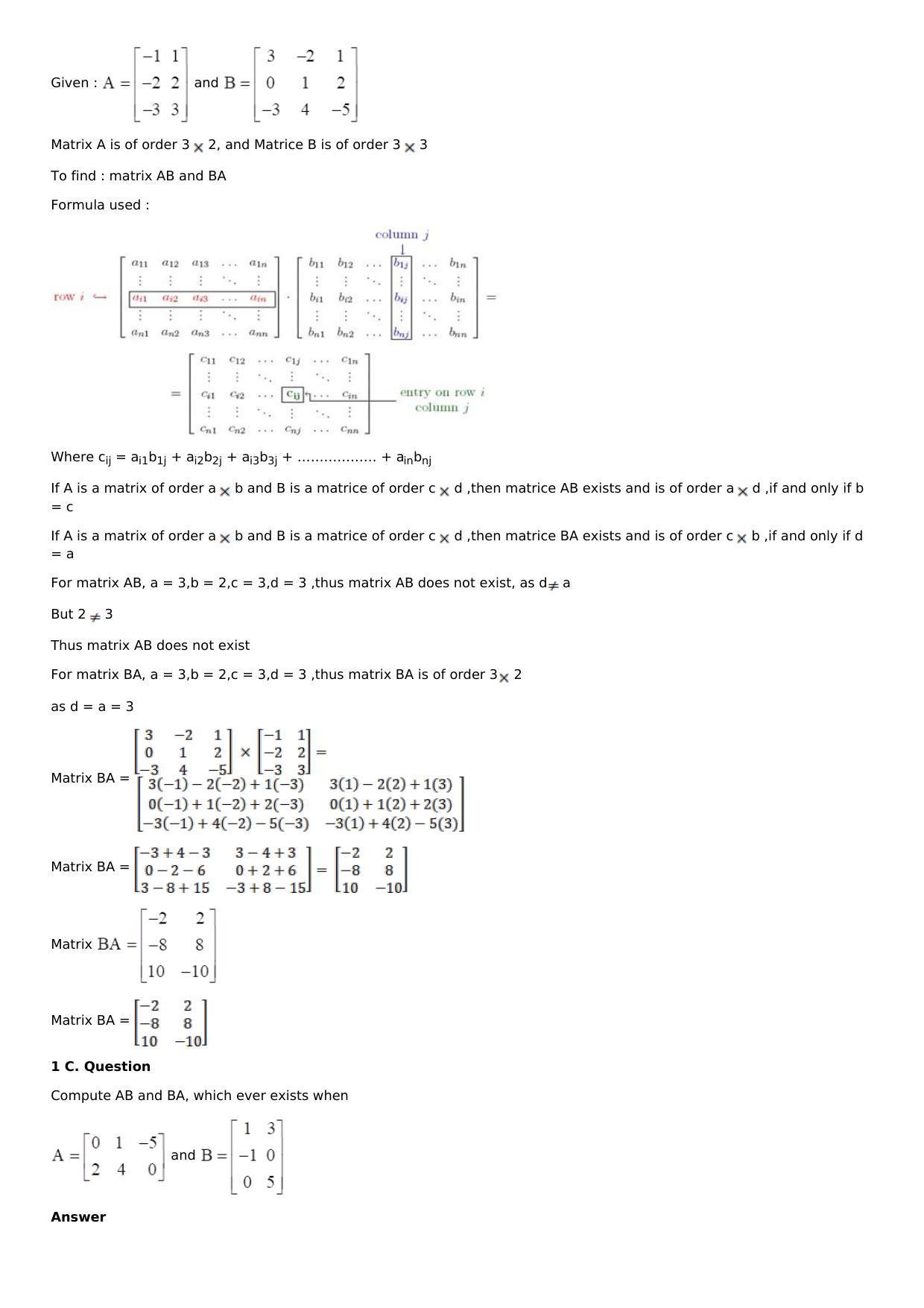 Chapter 5: Matrices Solutions: RS Aggarwal Class 12 Solutions  - Page 13