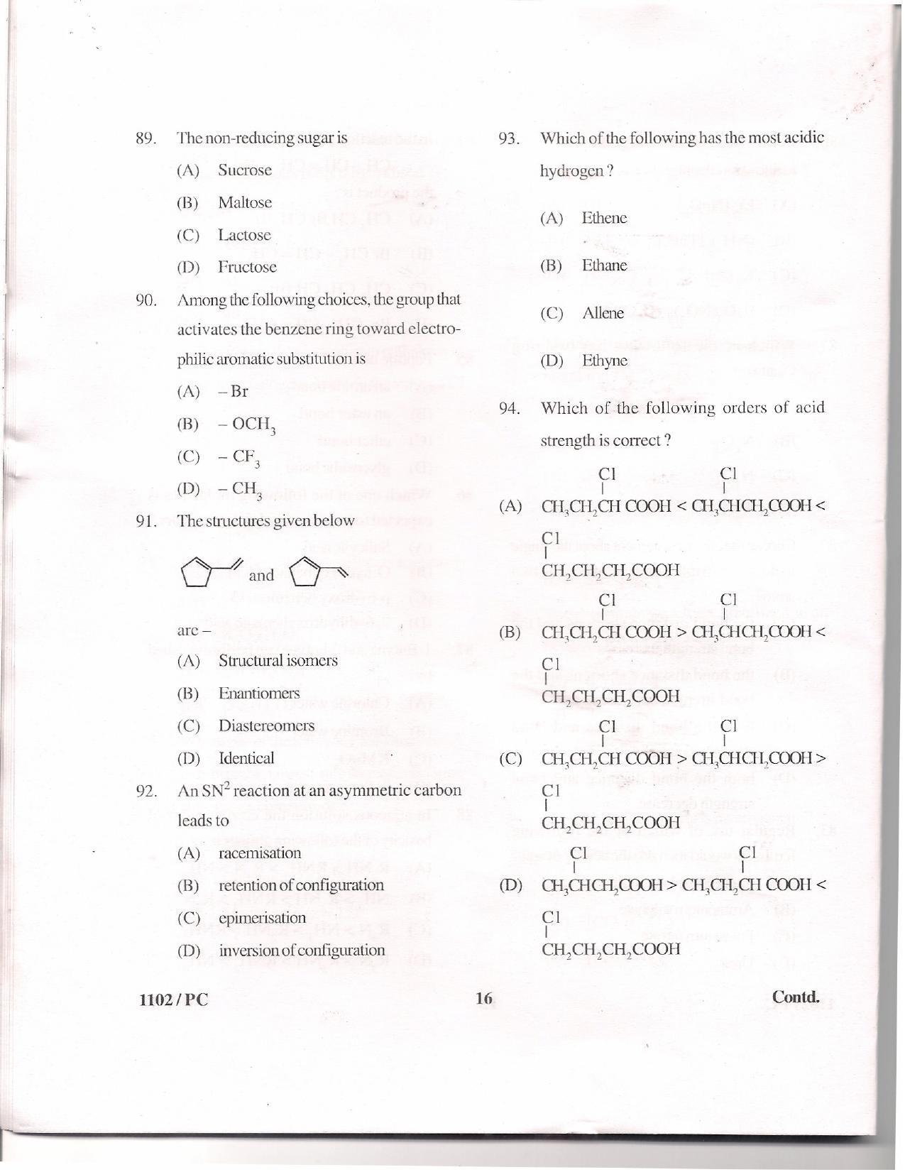 APJEE Physics & Chemistry 2011 Question Paper - Page 15