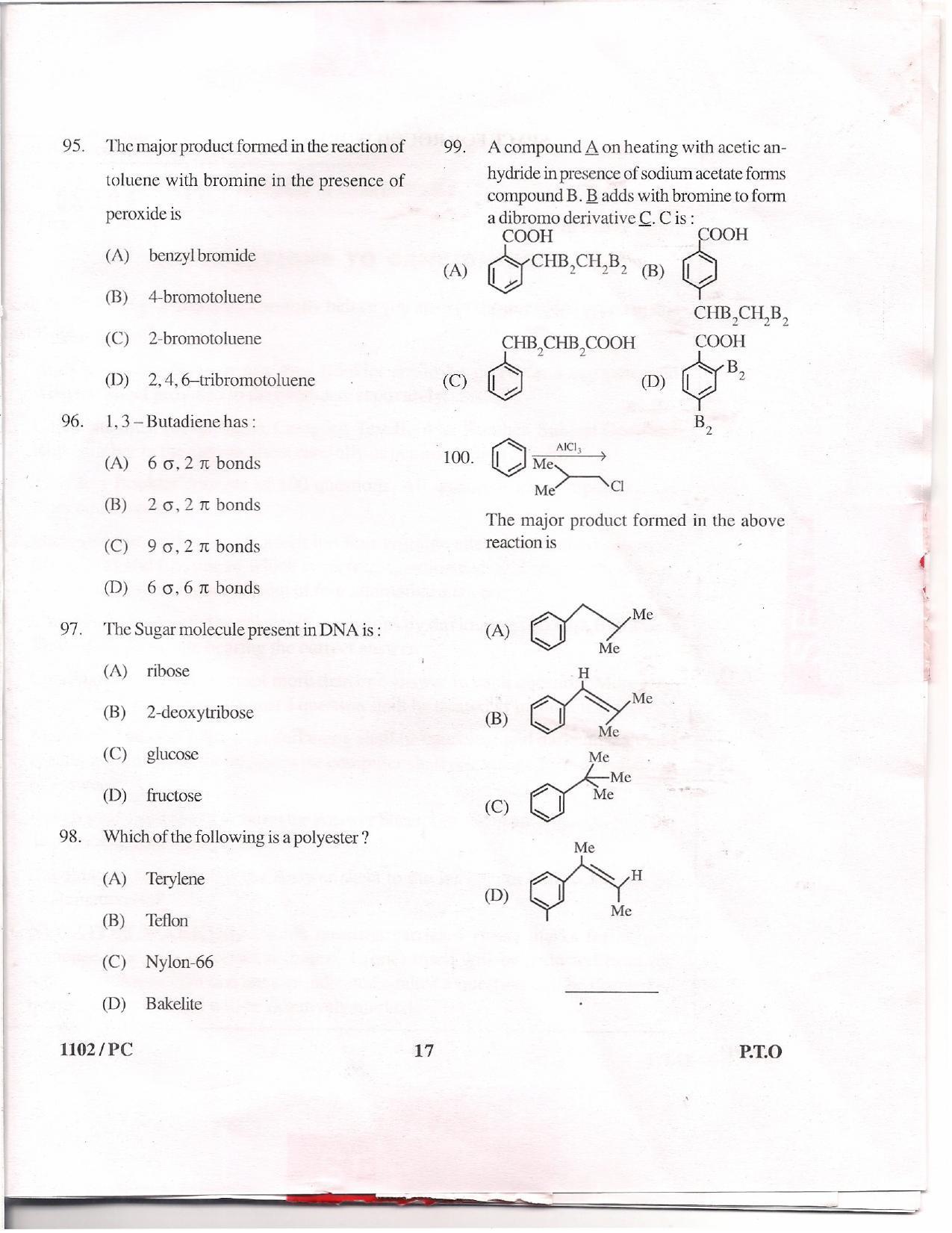 APJEE Physics & Chemistry 2011 Question Paper - Page 16