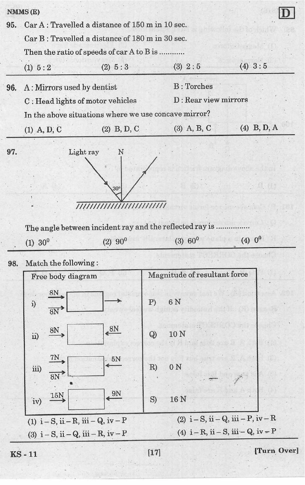 NMMS Feb 2021 - Booklet Code-D (English Medium) - Page 17