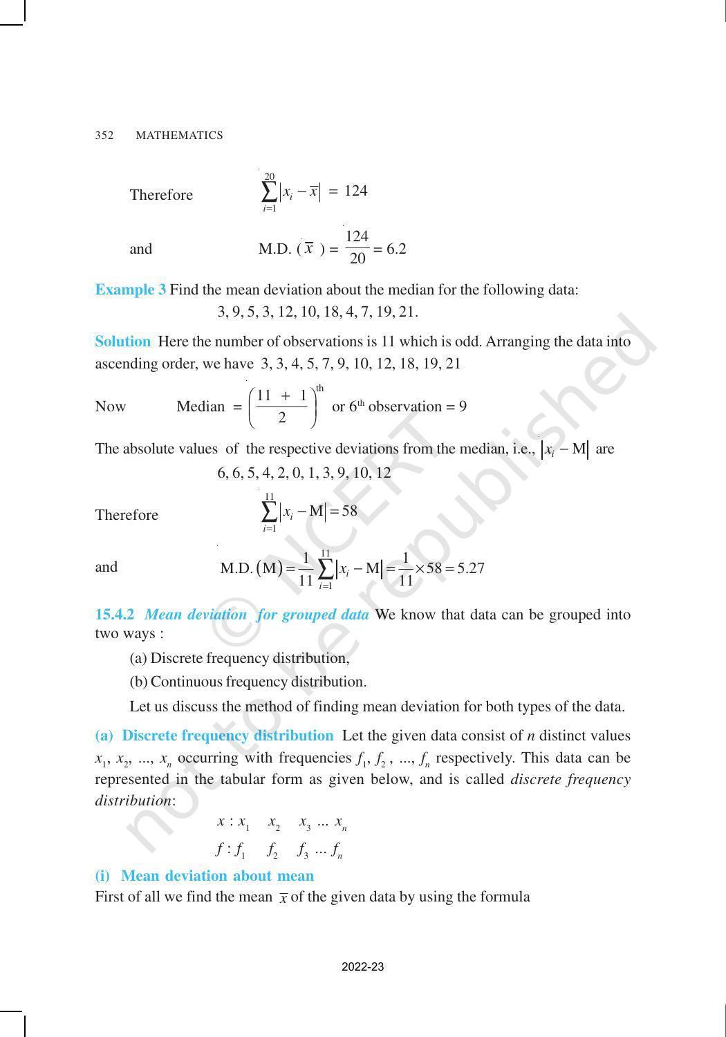 NCERT Book for Class 11 Maths Chapter 15 Statistics - Page 6