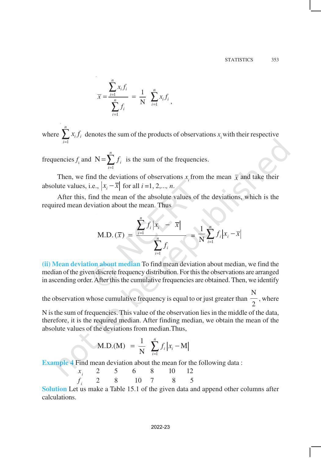 NCERT Book for Class 11 Maths Chapter 15 Statistics - Page 7