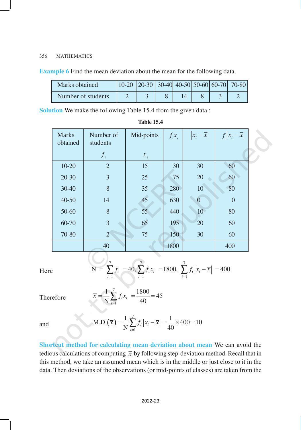 NCERT Book for Class 11 Maths Chapter 15 Statistics - Page 10