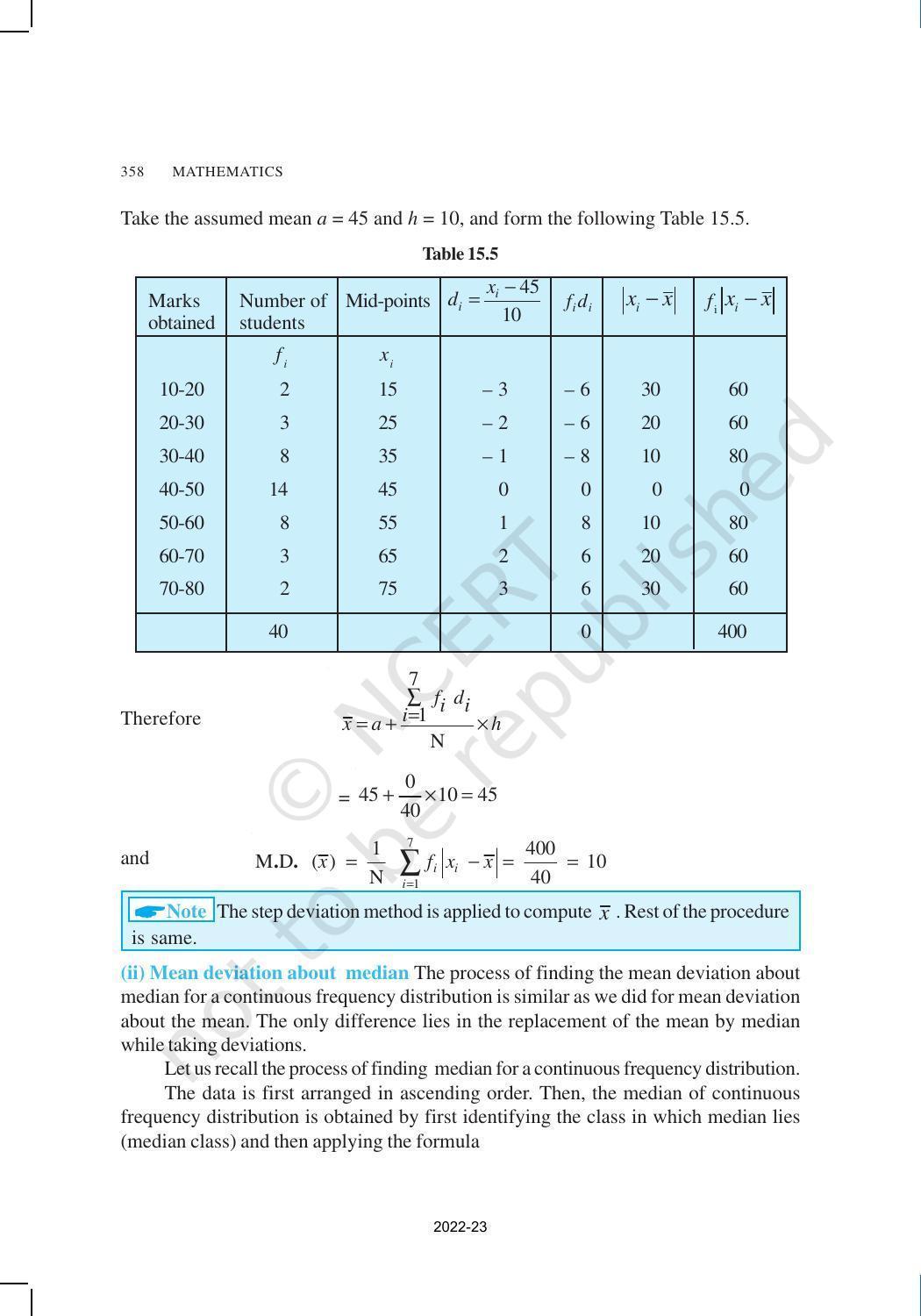 NCERT Book for Class 11 Maths Chapter 15 Statistics - Page 12