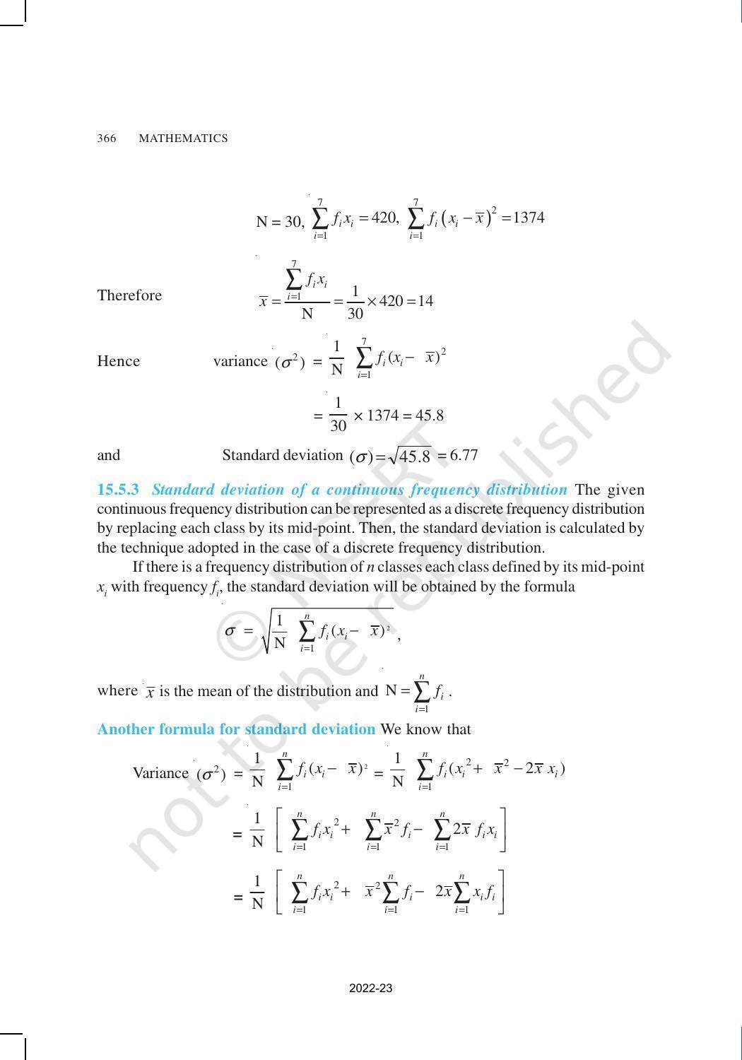 NCERT Book for Class 11 Maths Chapter 15 Statistics - Page 20