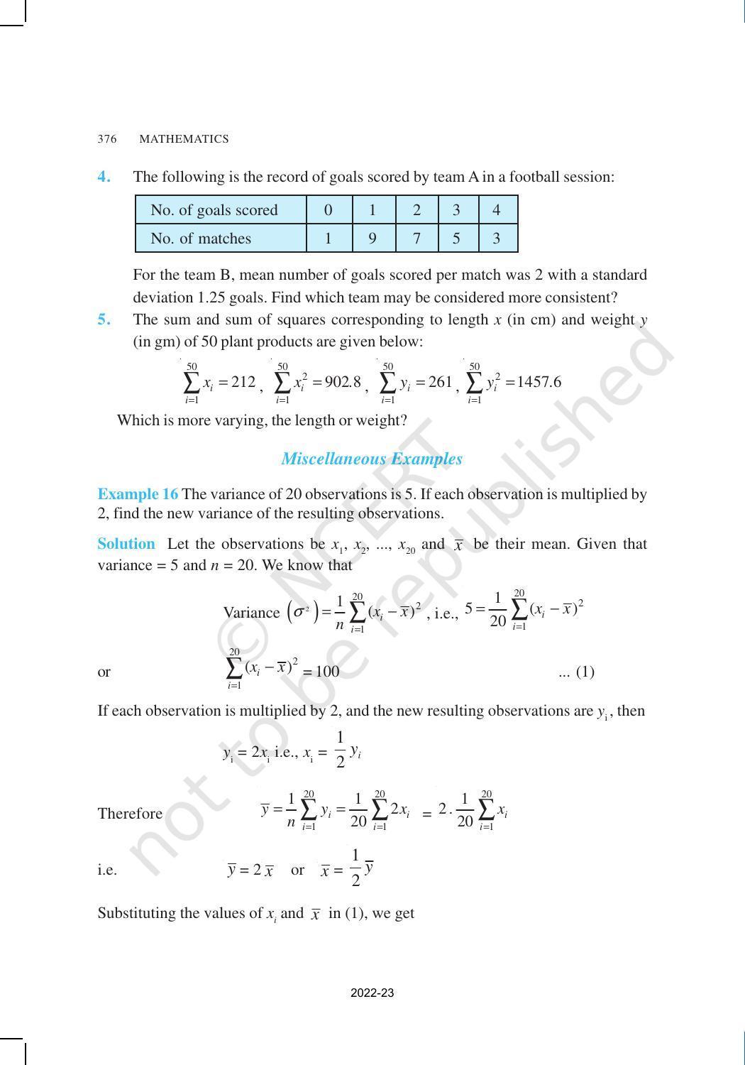 NCERT Book for Class 11 Maths Chapter 15 Statistics - Page 30