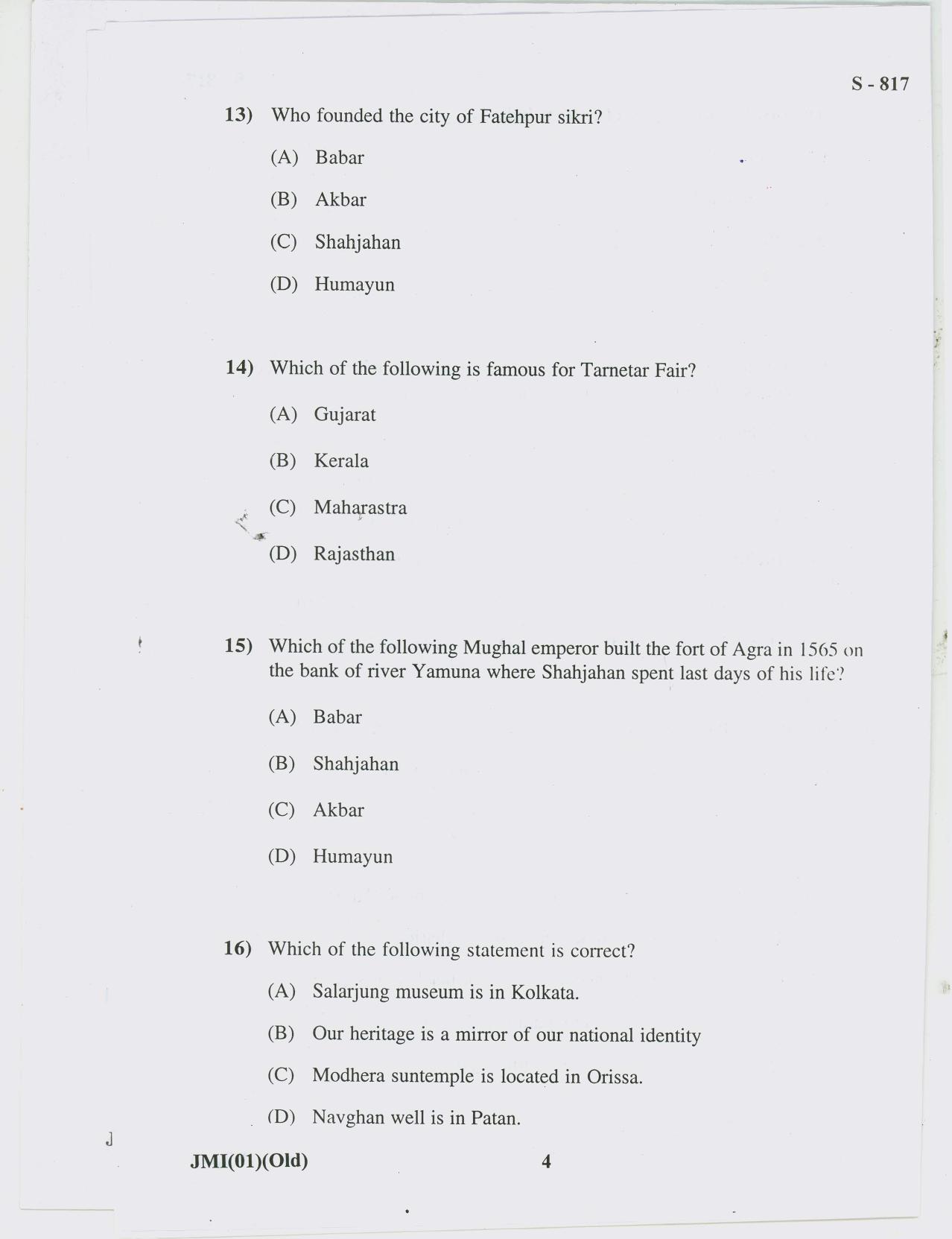 Gujarat Board Class 10th 10 ENGLISH OLD COURSE 2019 Question Paper - Page 4