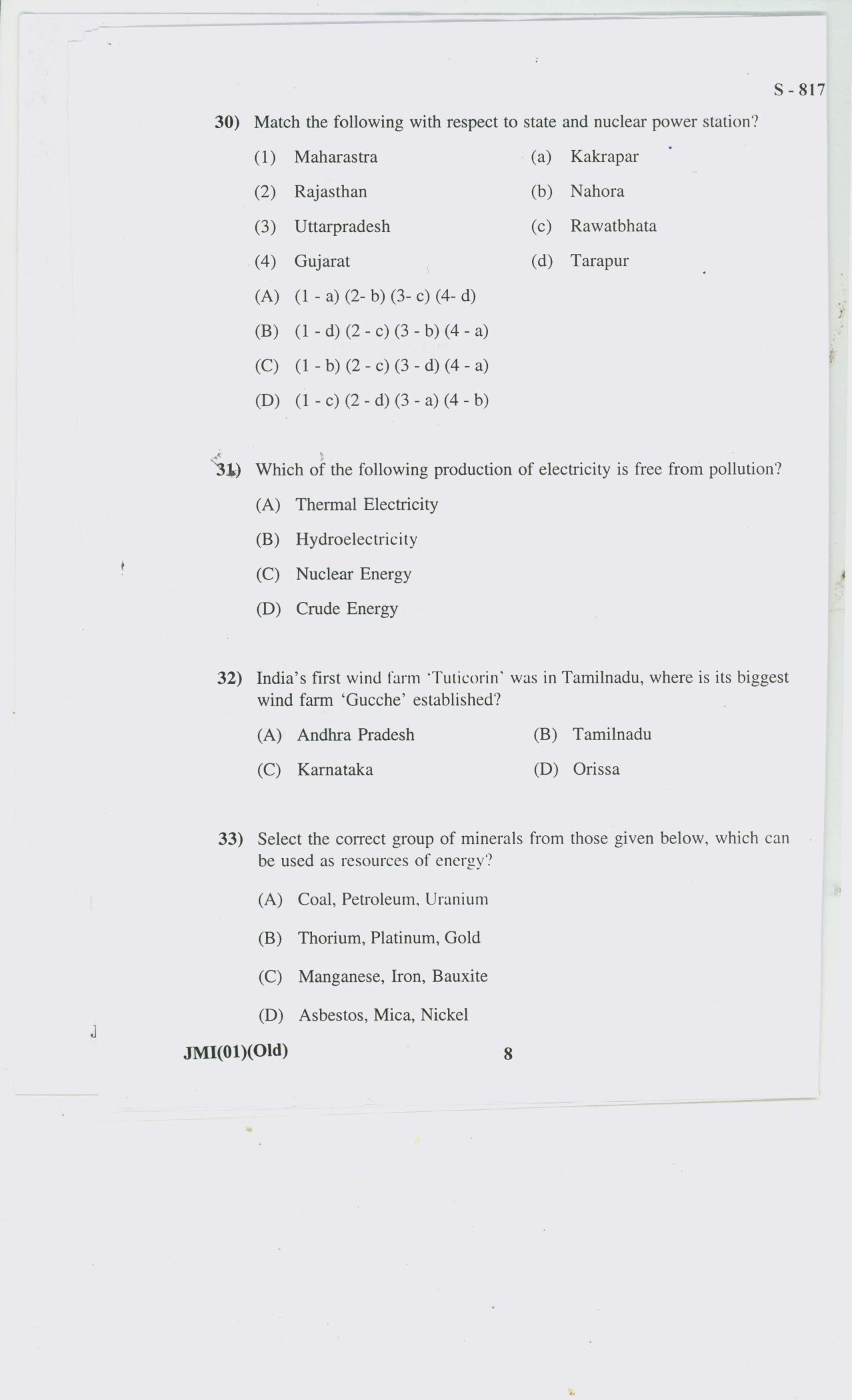 Gujarat Board Class 10th 10 ENGLISH OLD COURSE 2019 Question Paper - Page 8