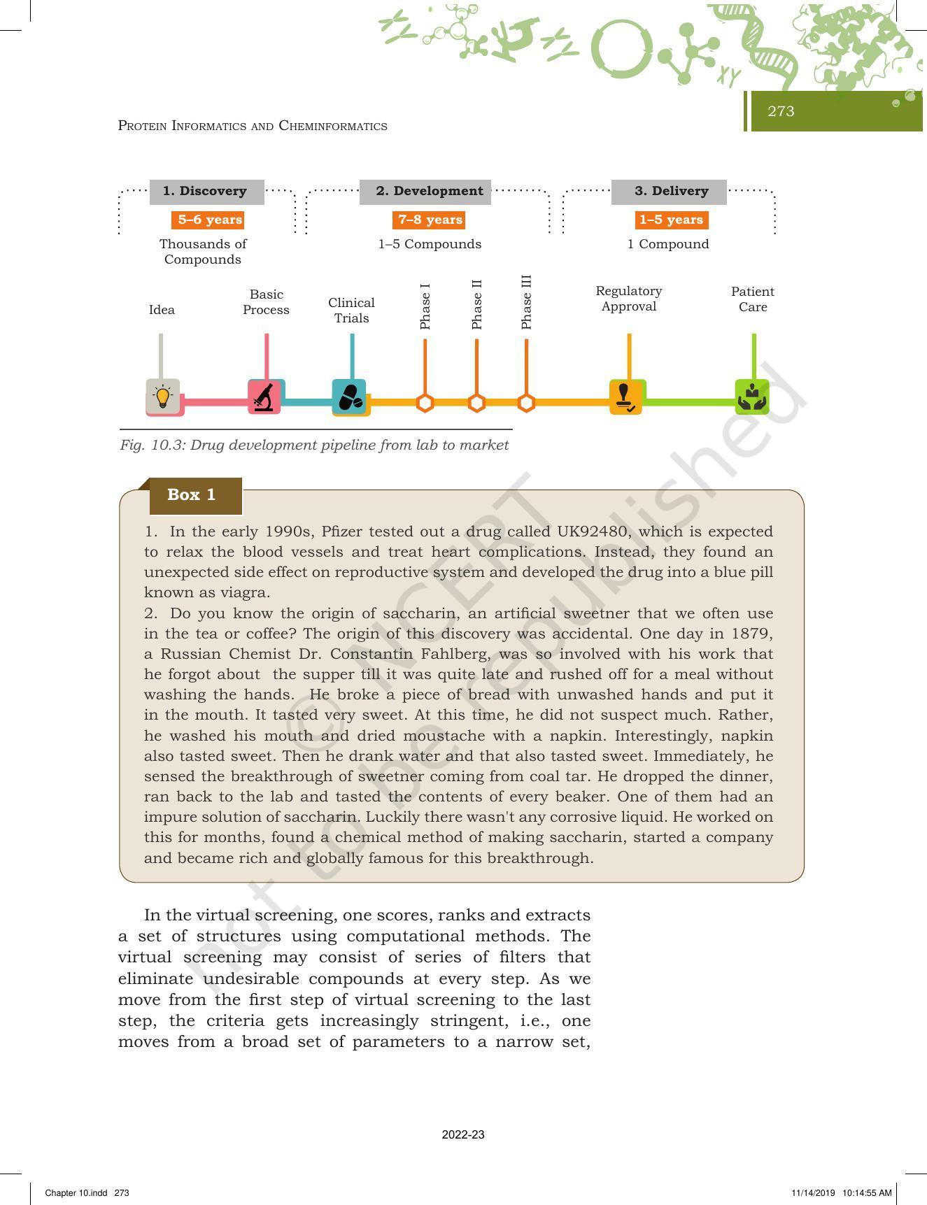 NCERT Book for Class 11 Biotechnology Chapter 10 Protein Informatics and Cheminformatics - Page 14