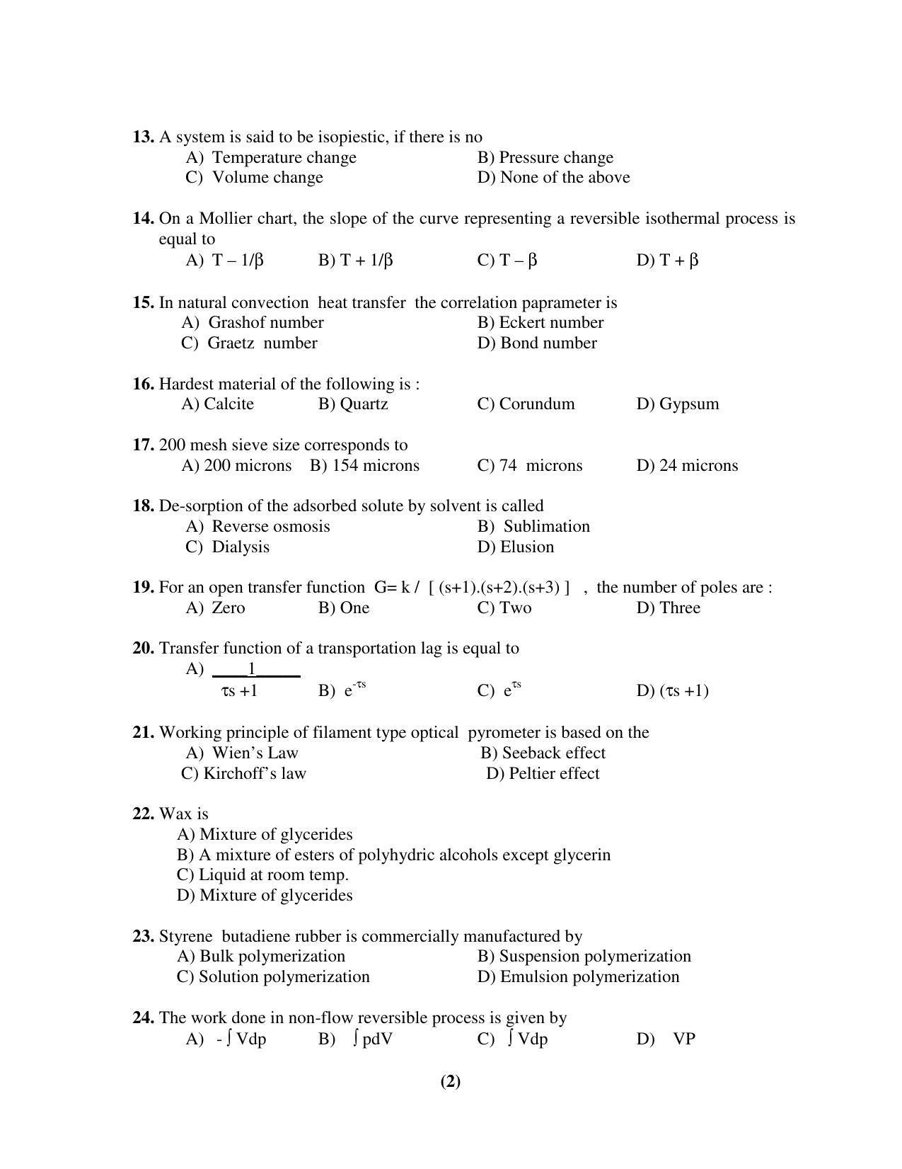 PU MPET Ancient Indian History 2017 Question Paper - Page 40