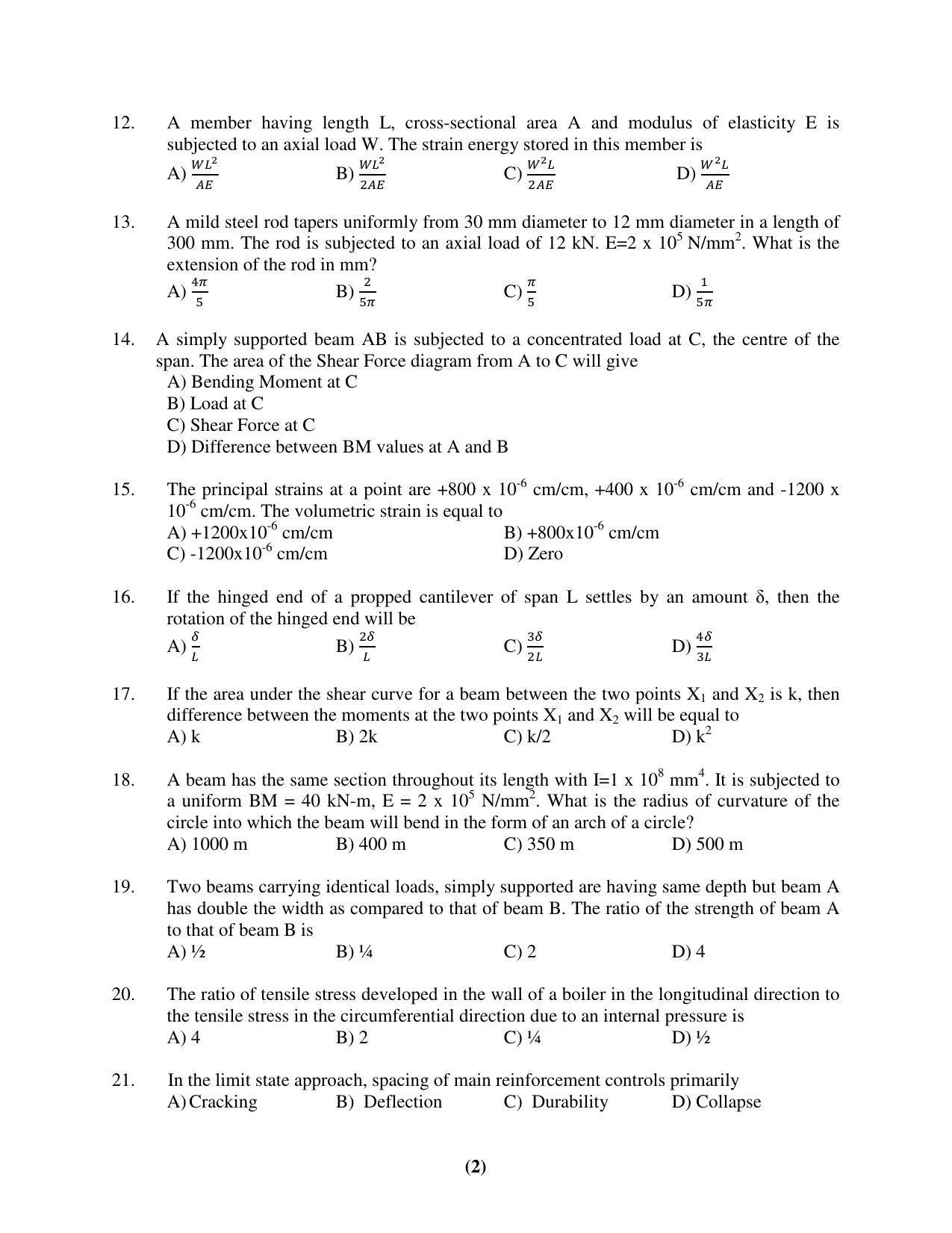 PU MPET Ancient Indian History 2017 Question Paper - Page 55