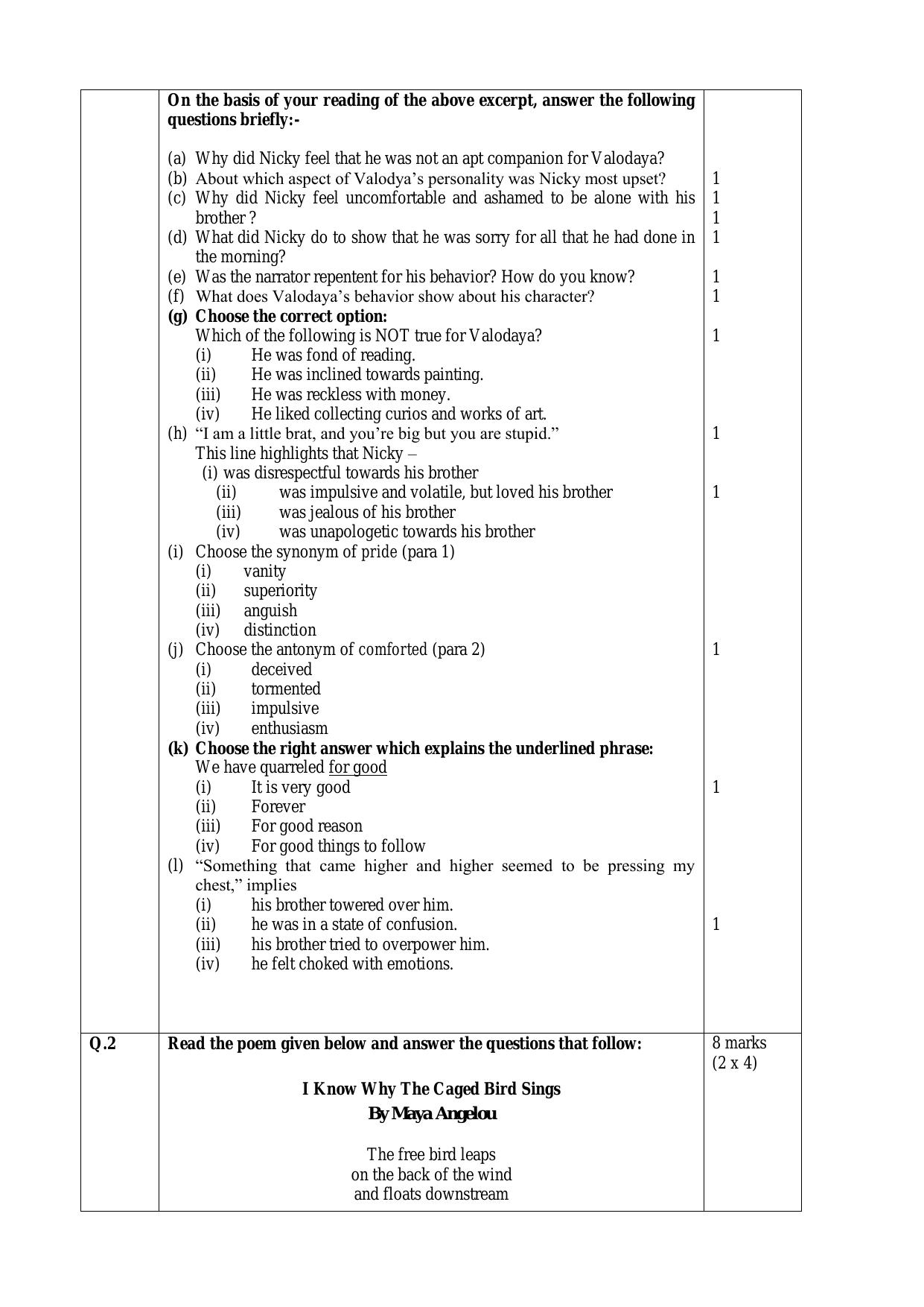 CBSE Class 12 English Elective Skill Education-Sample Paper 2019-20 - Page 3