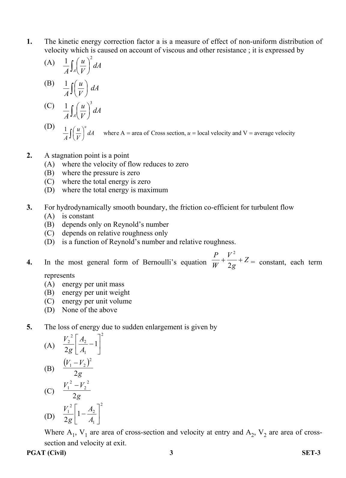 OJEE PGAT 2013 Civil Set 3 Question Paper - Page 2