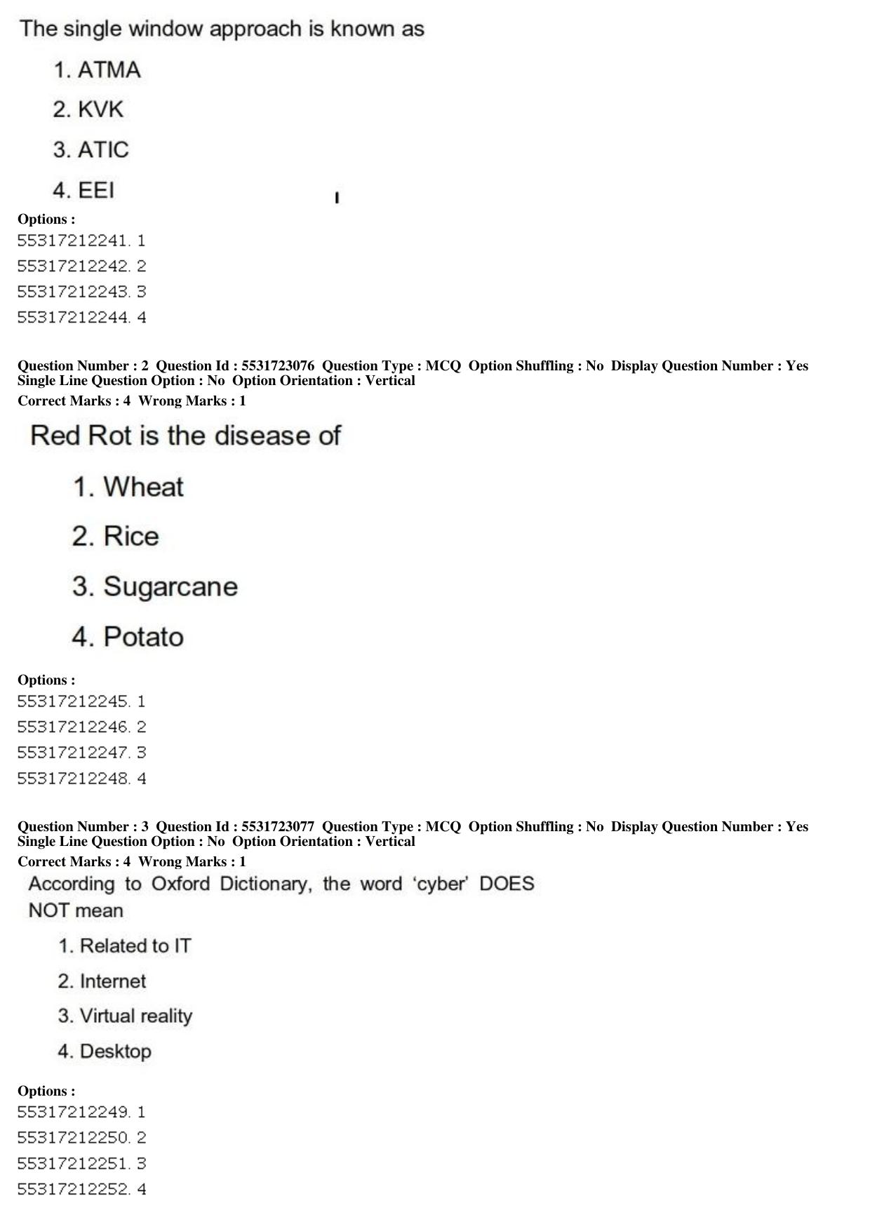 ICAR AIEEA PG 2019 SOCIAL SCIENCES Question Paper - Page 2