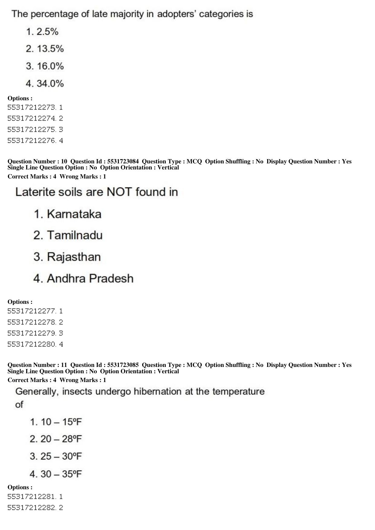 ICAR AIEEA PG 2019 SOCIAL SCIENCES Question Paper - Page 5