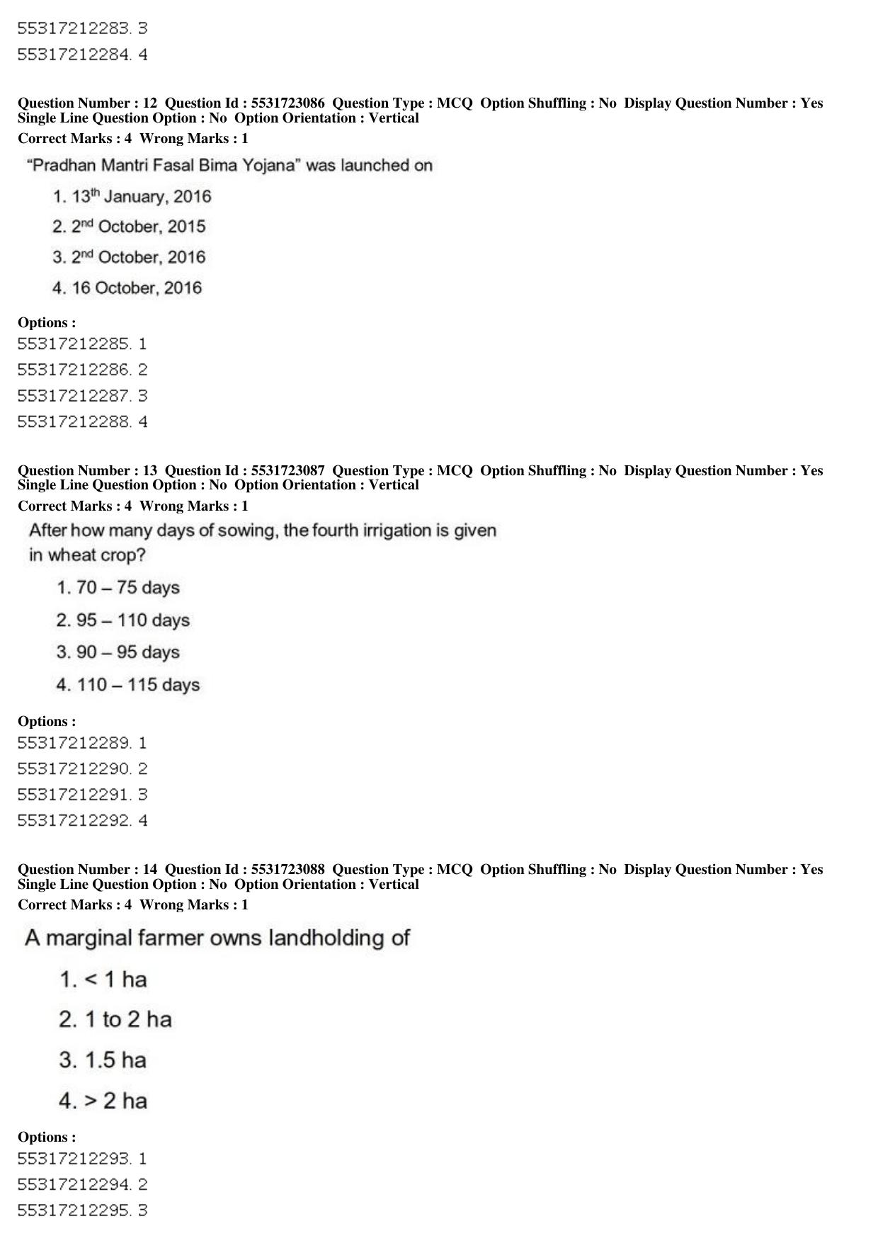 ICAR AIEEA PG 2019 SOCIAL SCIENCES Question Paper - Page 6