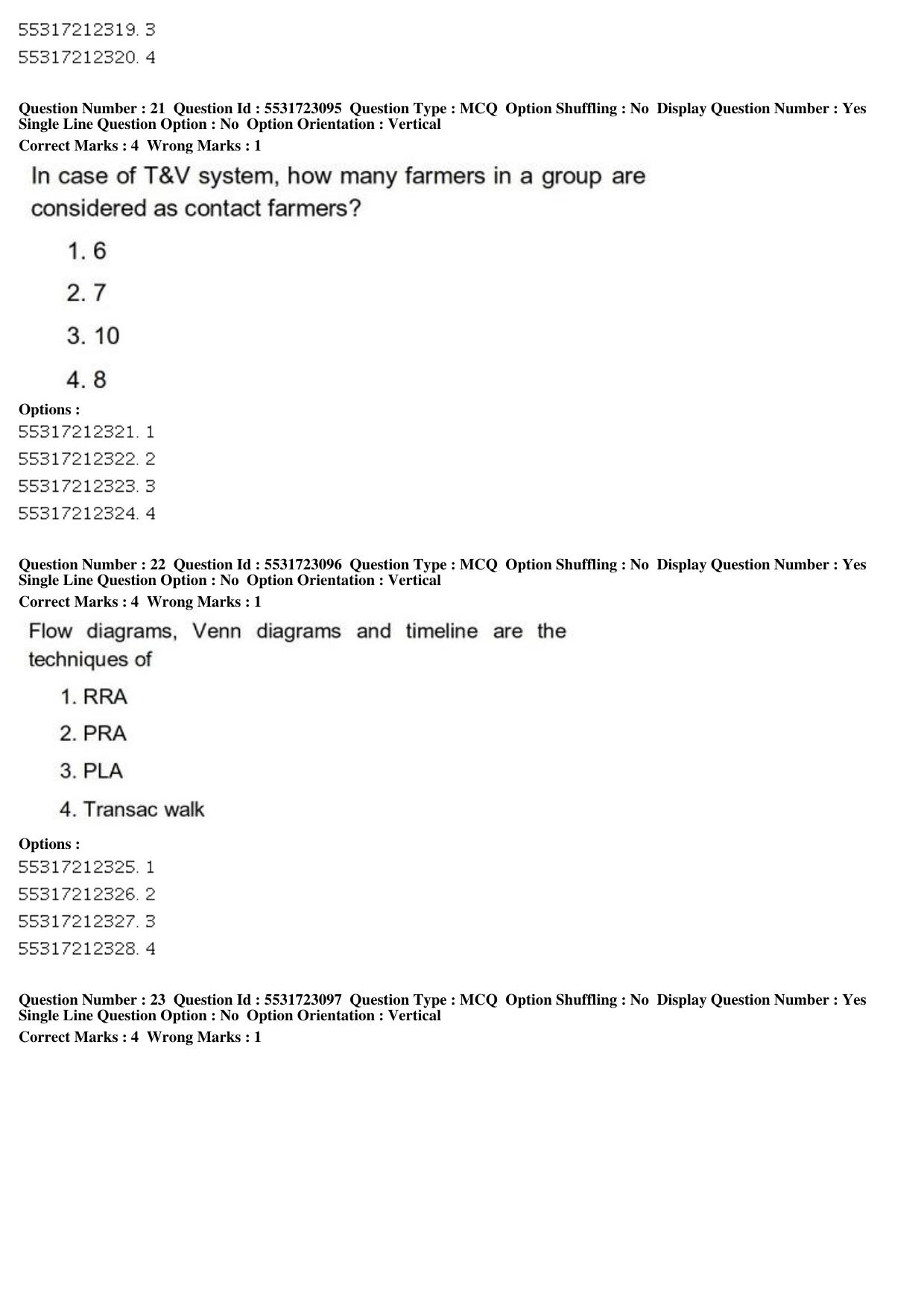 ICAR AIEEA PG 2019 SOCIAL SCIENCES Question Paper - Page 9
