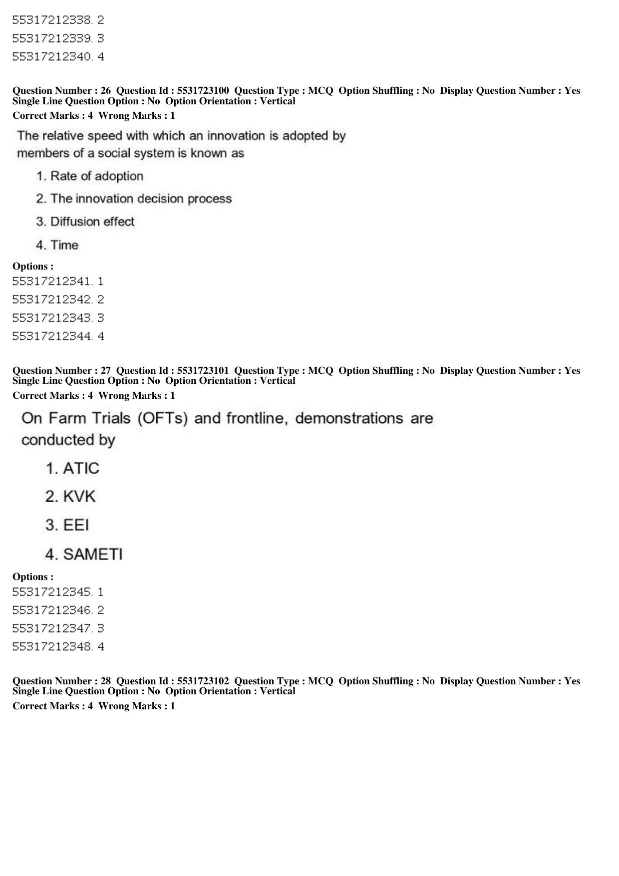 ICAR AIEEA PG 2019 SOCIAL SCIENCES Question Paper - Page 11