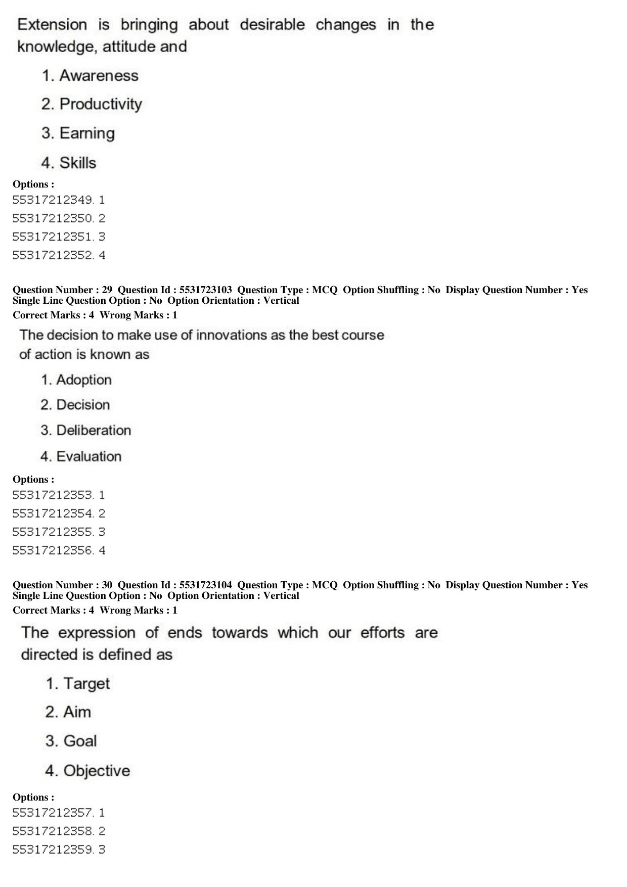 ICAR AIEEA PG 2019 SOCIAL SCIENCES Question Paper - Page 12
