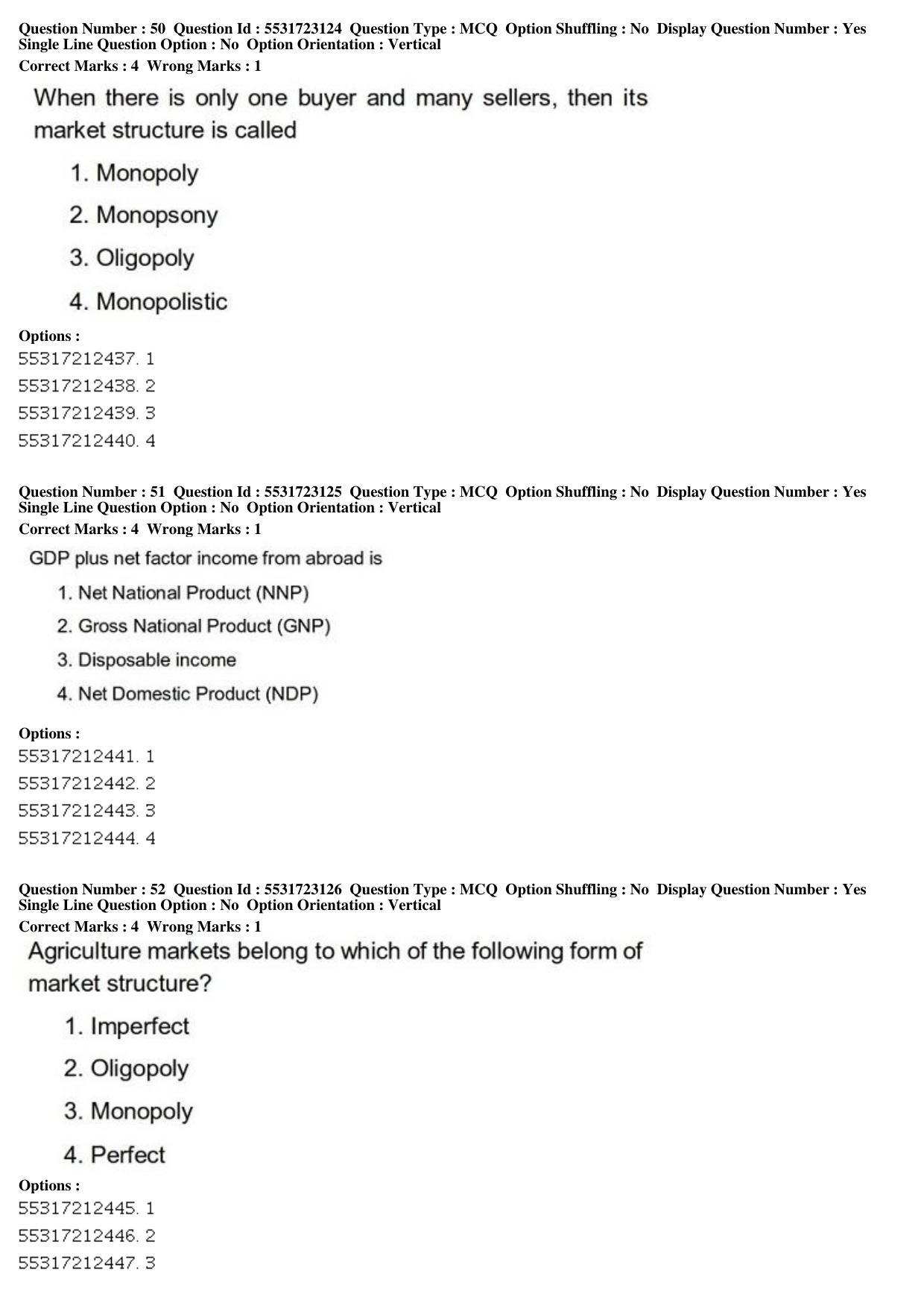 ICAR AIEEA PG 2019 SOCIAL SCIENCES Question Paper - Page 20