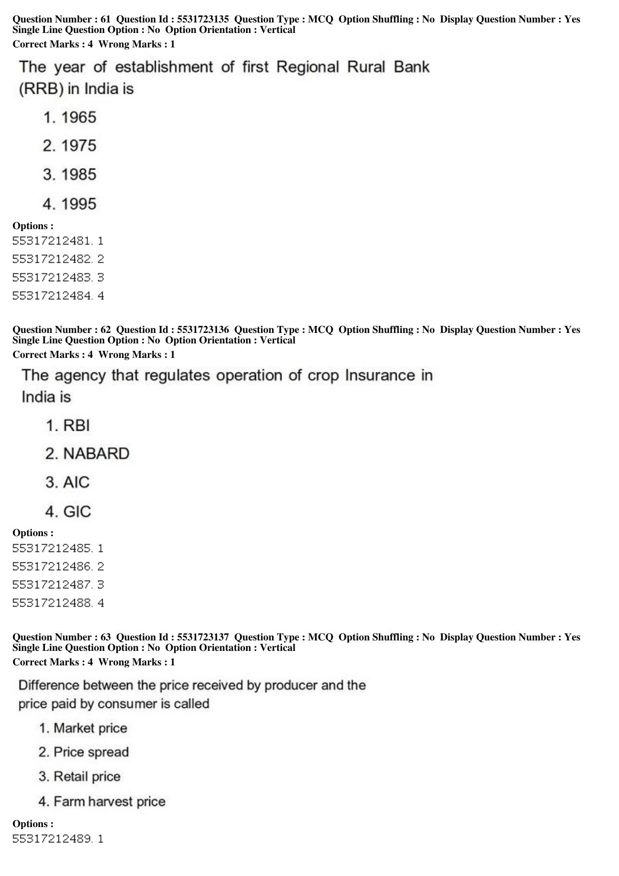 ICAR AIEEA PG 2019 SOCIAL SCIENCES Question Paper - Page 24