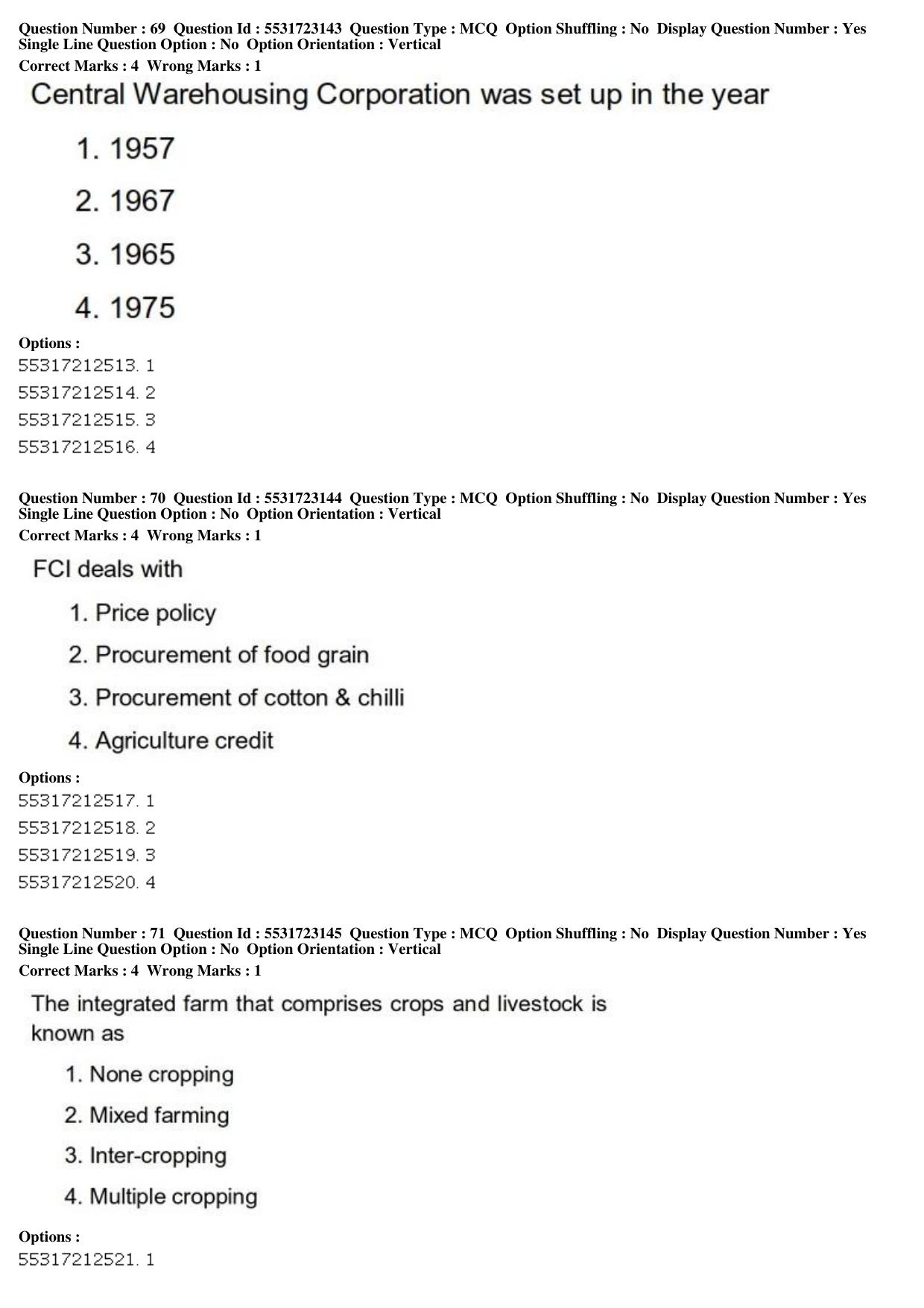 ICAR AIEEA PG 2019 SOCIAL SCIENCES Question Paper - Page 27