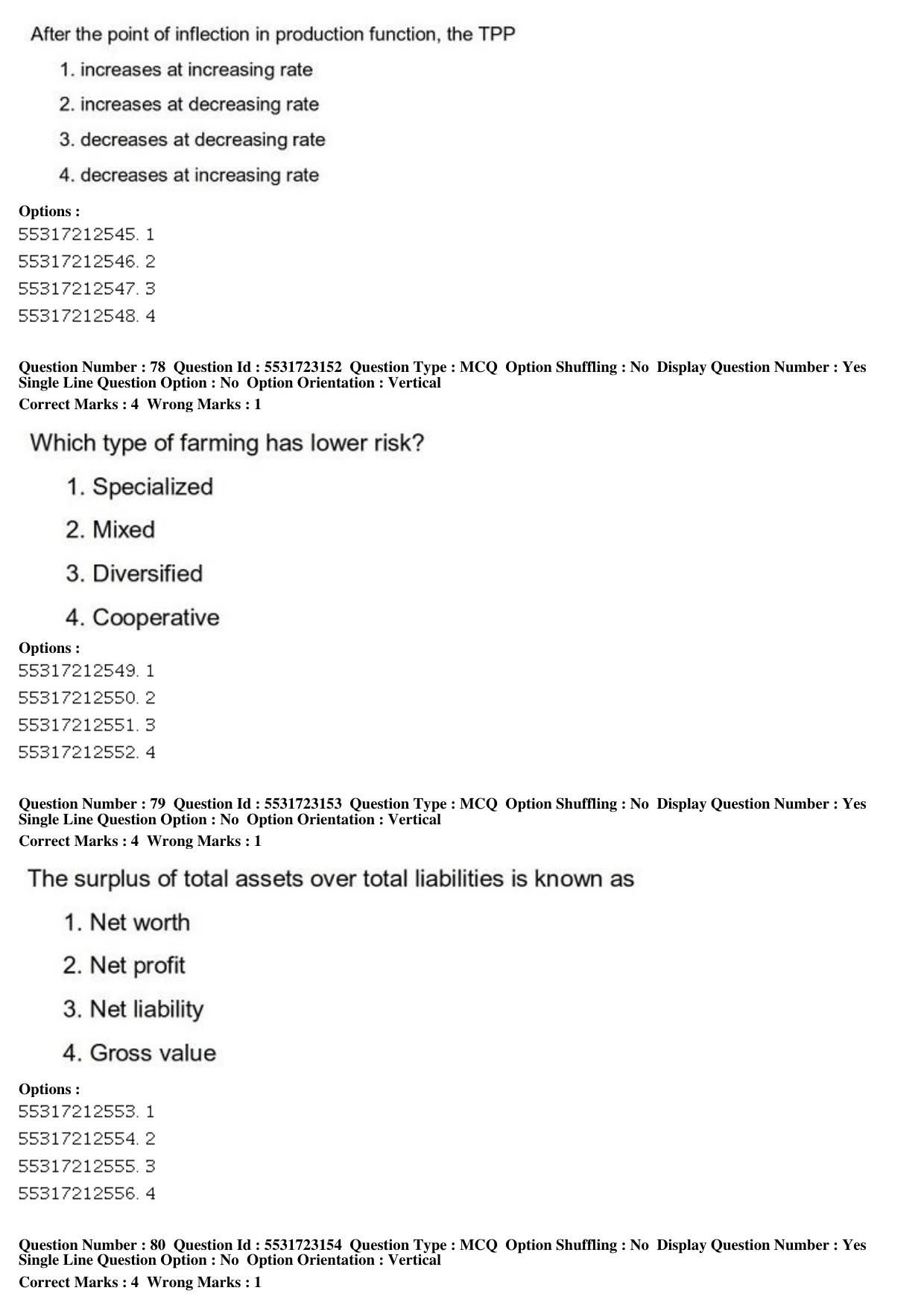 ICAR AIEEA PG 2019 SOCIAL SCIENCES Question Paper - Page 30