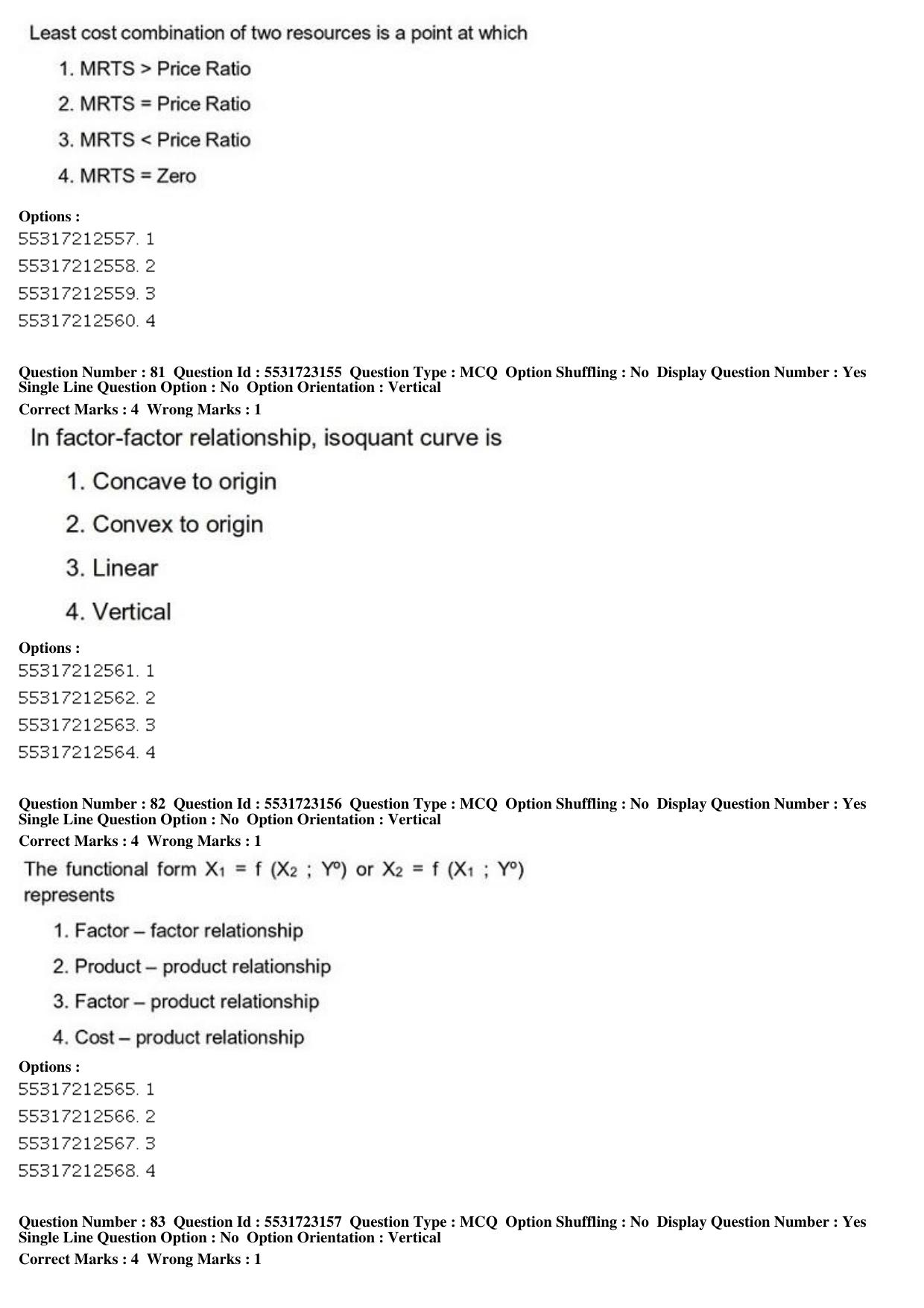 ICAR AIEEA PG 2019 SOCIAL SCIENCES Question Paper - Page 31