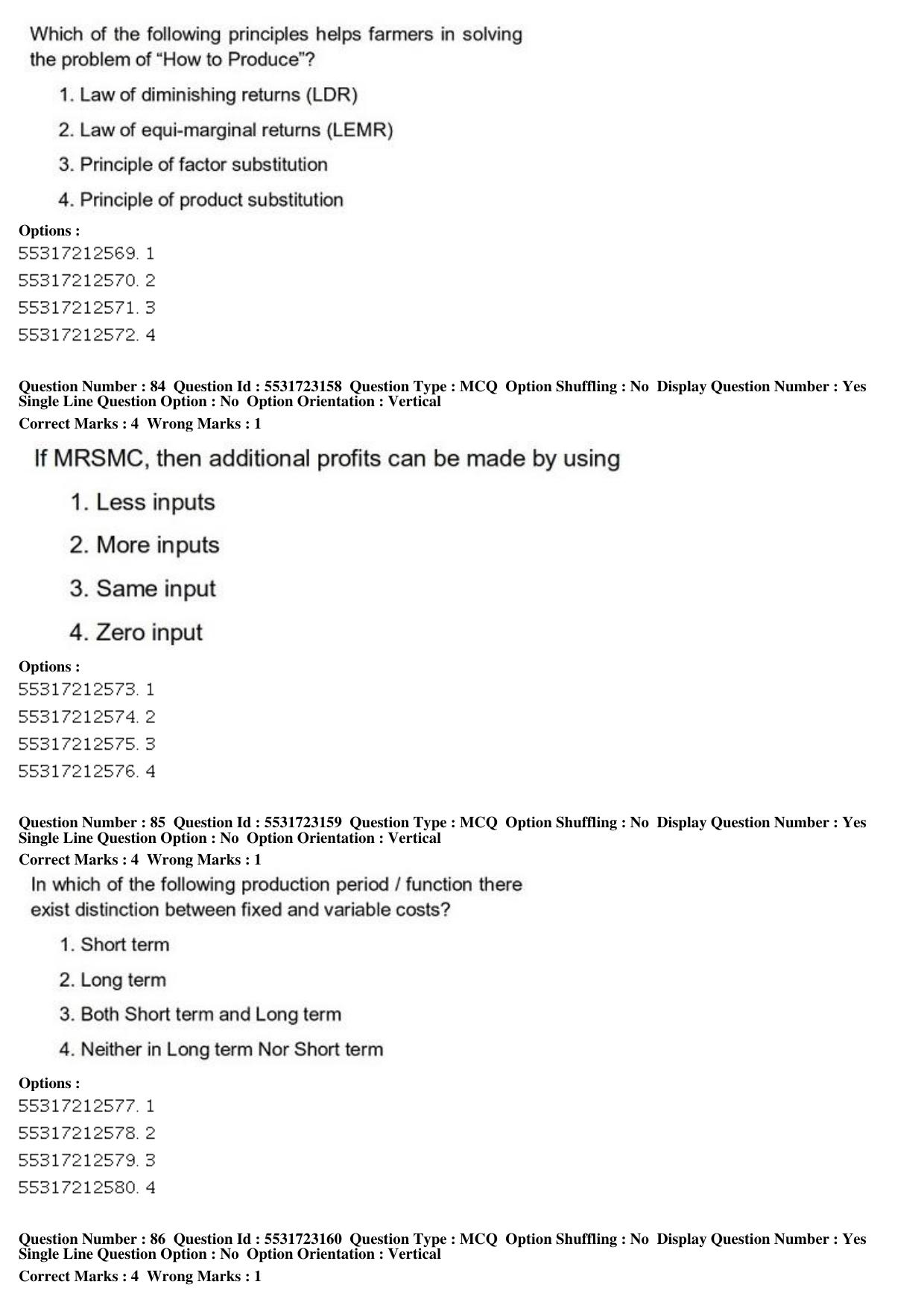ICAR AIEEA PG 2019 SOCIAL SCIENCES Question Paper - Page 32