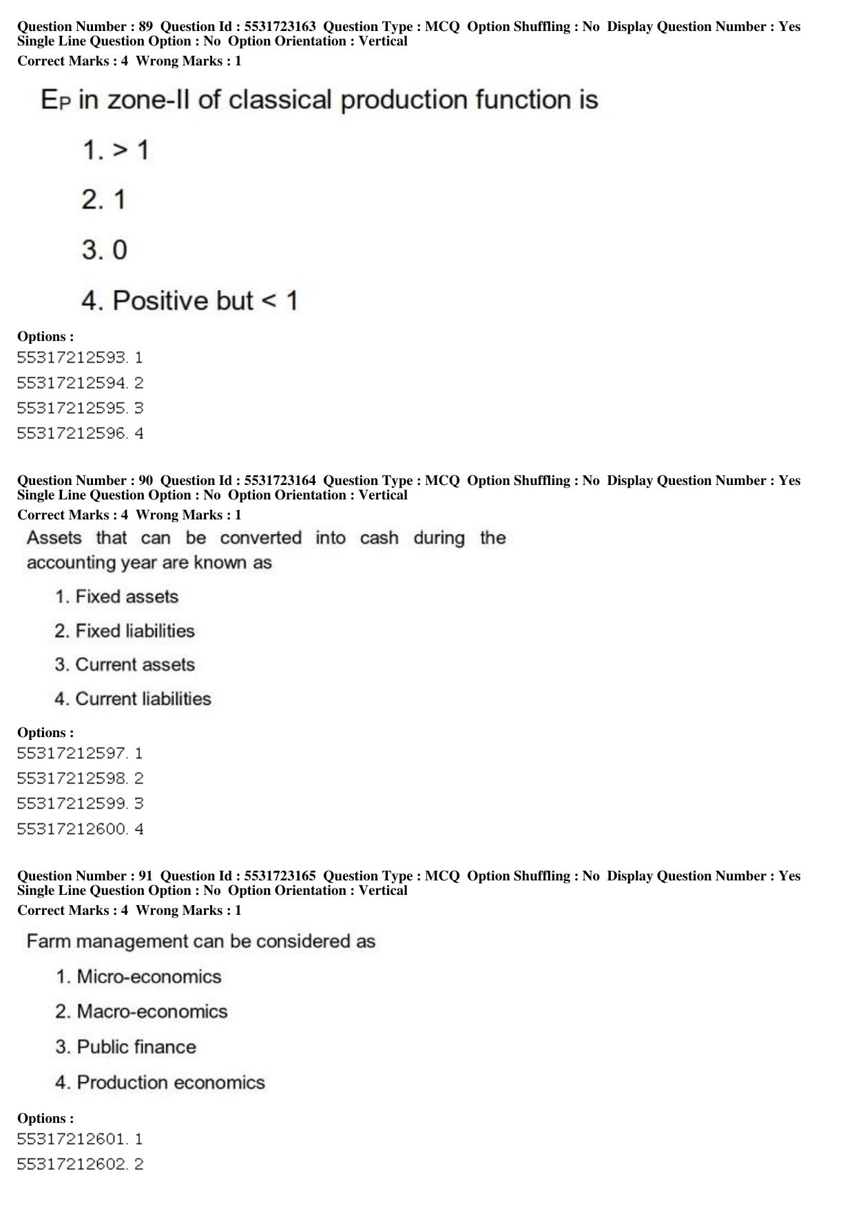 ICAR AIEEA PG 2019 SOCIAL SCIENCES Question Paper - Page 34