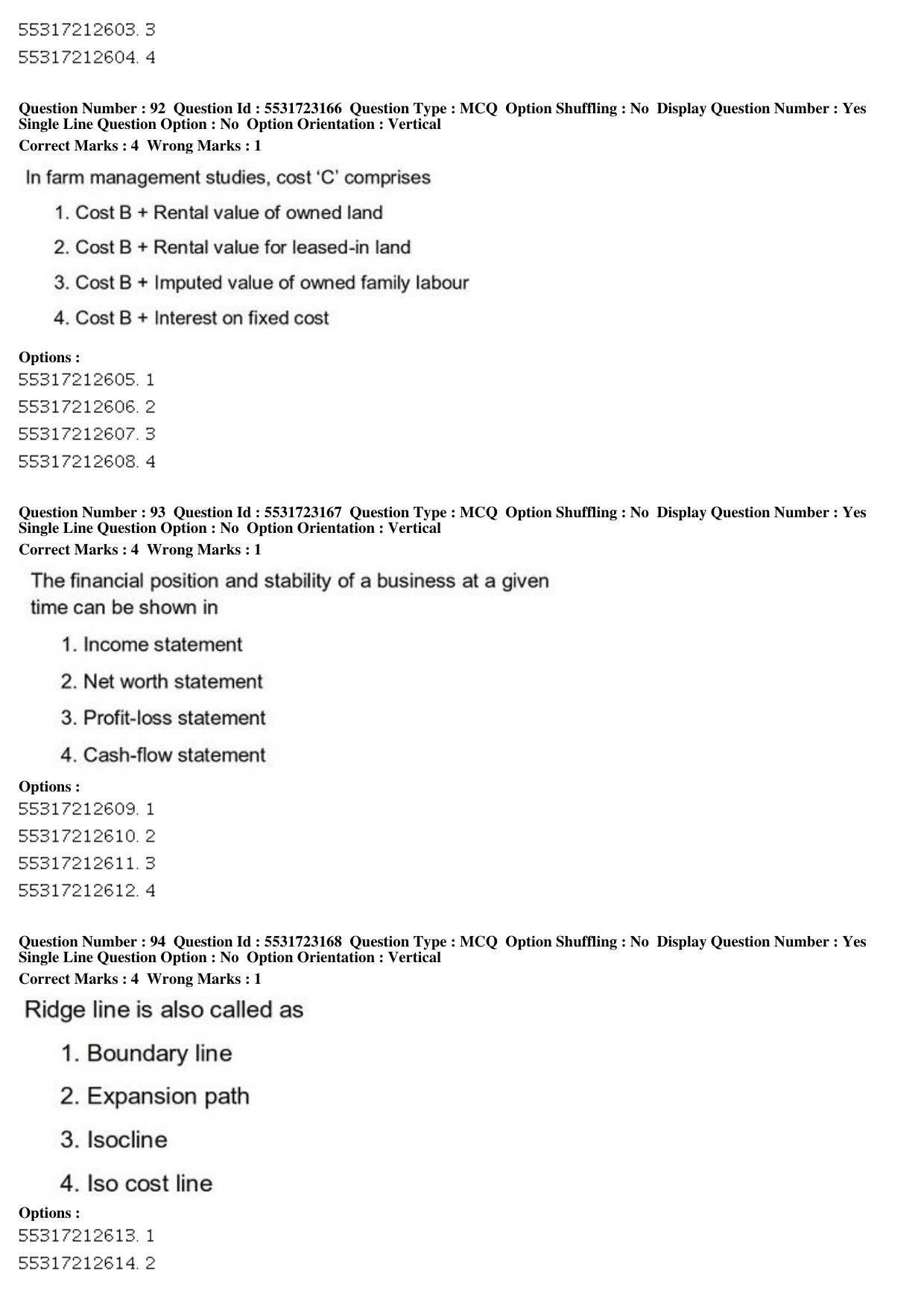 ICAR AIEEA PG 2019 SOCIAL SCIENCES Question Paper - Page 35