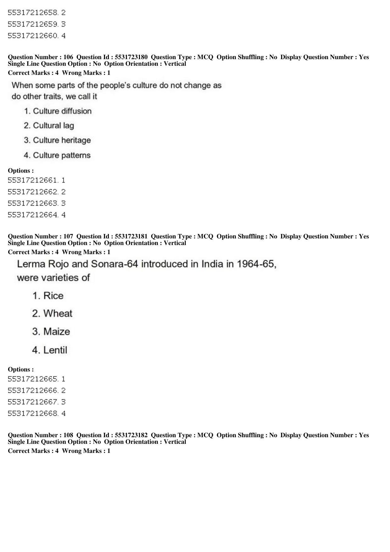 ICAR AIEEA PG 2019 SOCIAL SCIENCES Question Paper - Page 40