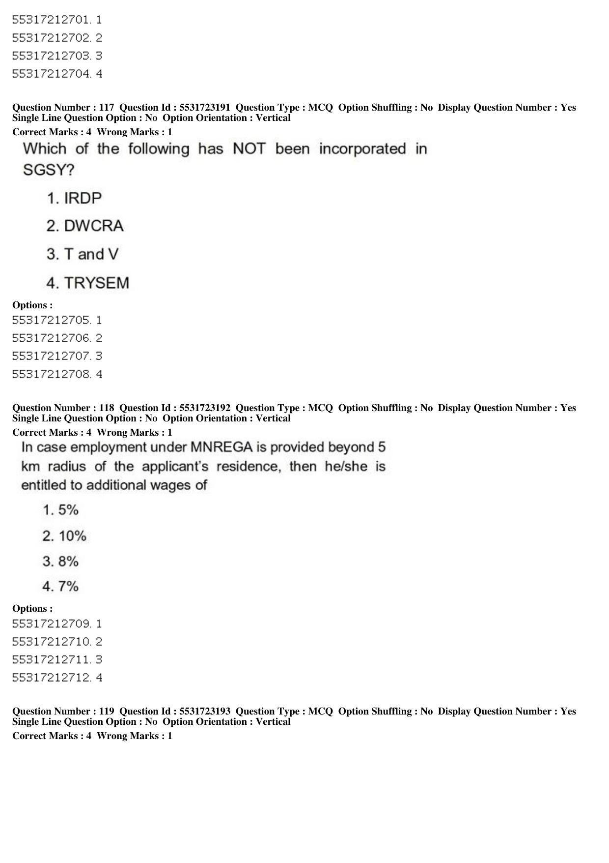ICAR AIEEA PG 2019 SOCIAL SCIENCES Question Paper - Page 44