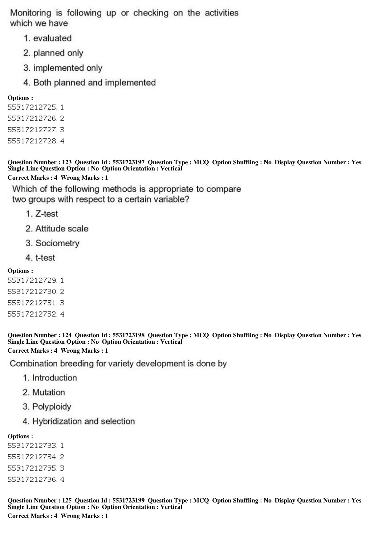 ICAR AIEEA PG 2019 SOCIAL SCIENCES Question Paper - Page 46
