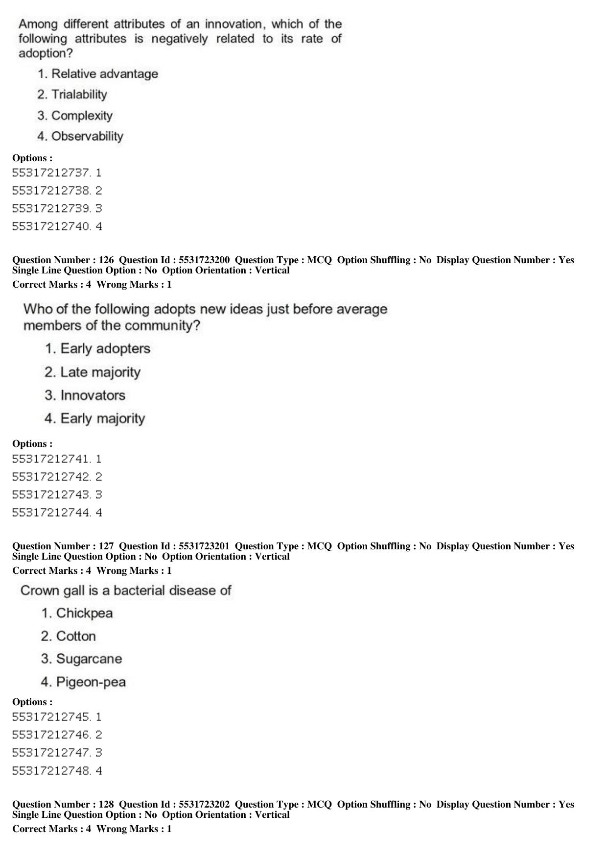 ICAR AIEEA PG 2019 SOCIAL SCIENCES Question Paper - Page 47