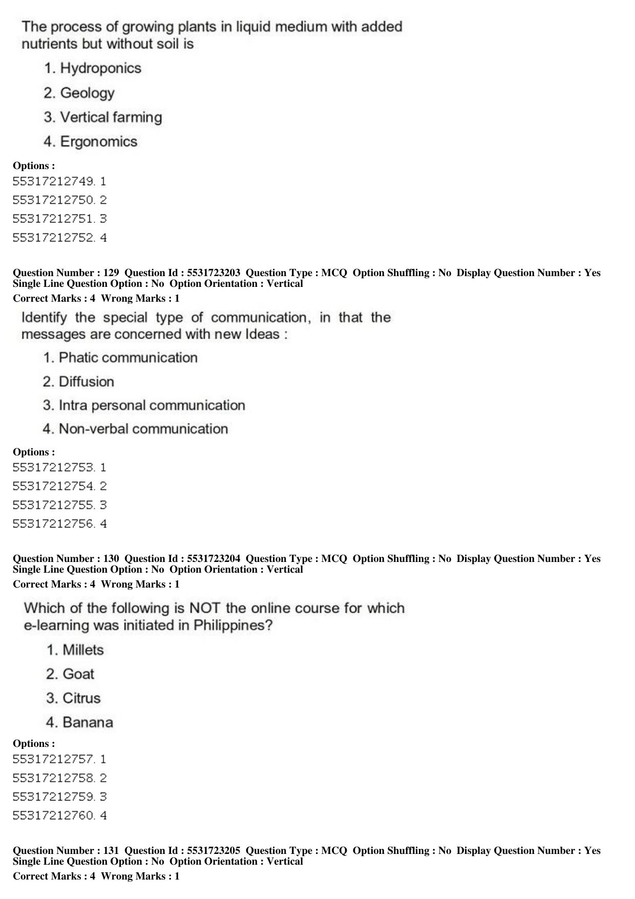 ICAR AIEEA PG 2019 SOCIAL SCIENCES Question Paper - Page 48